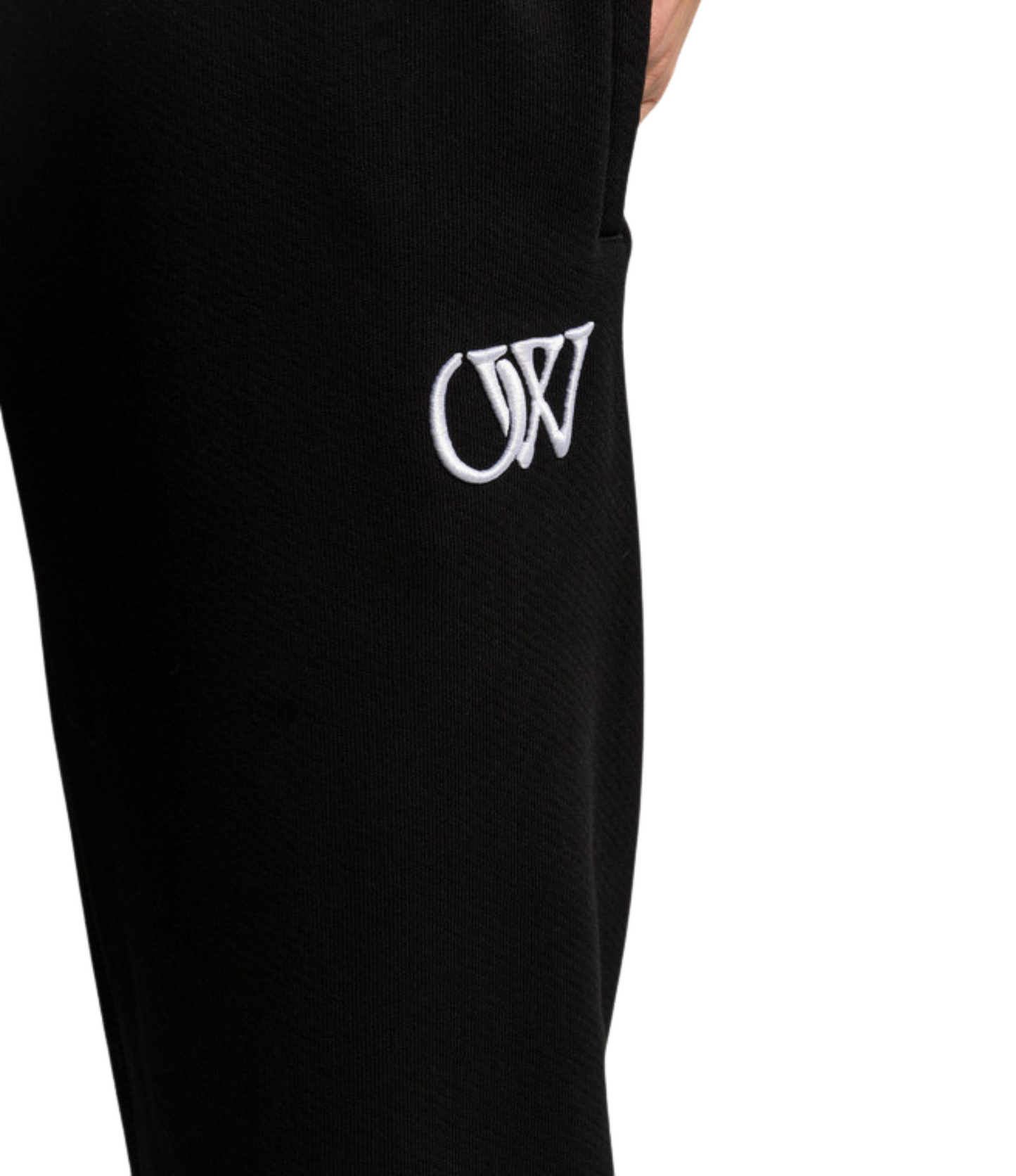 Pants Off White Joggers Negro Logo