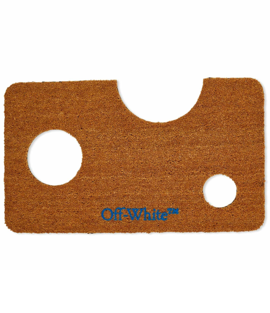 Tapete Off White Meteor Logo Azul