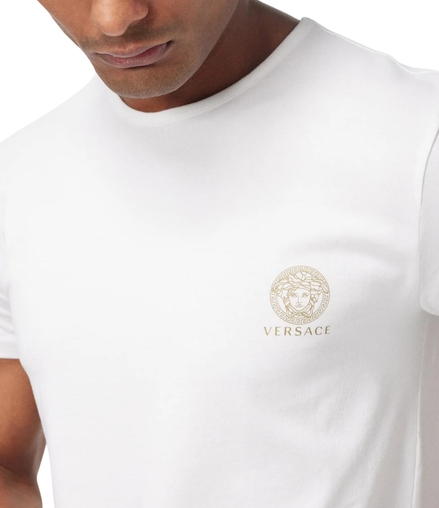 Tshirt Versace Medusa Blanca Logo