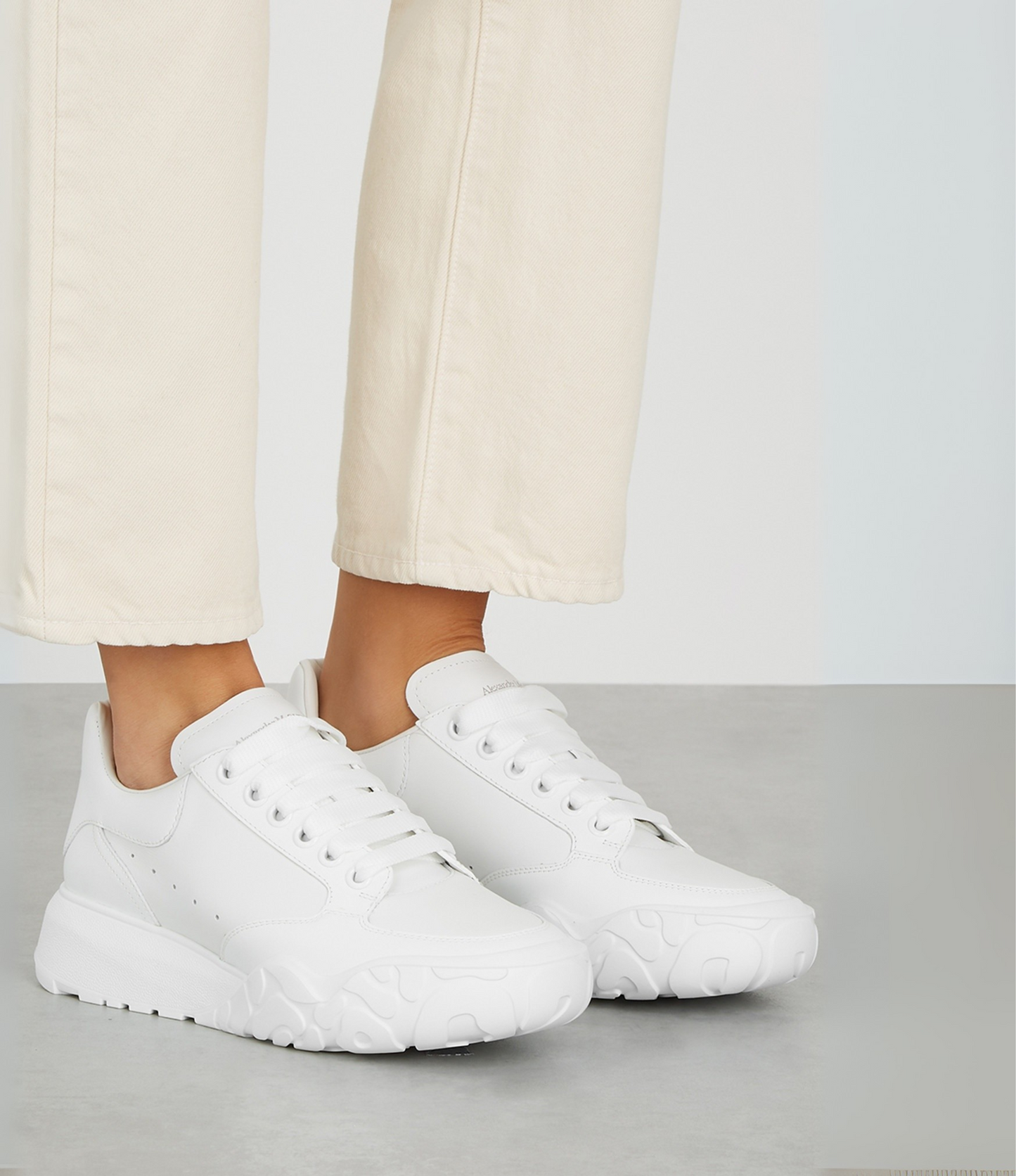 Tenis Alexander McQueen Court Blanco