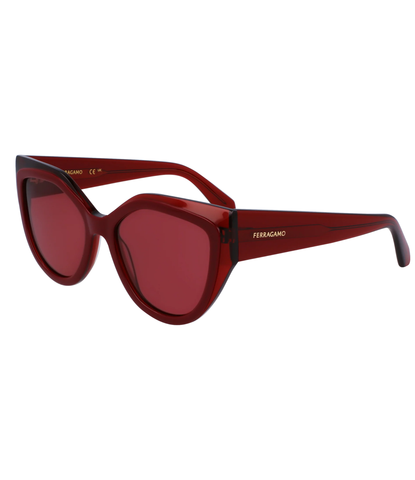 Lentes de Sol Ferragamo Cat Eye Rojo