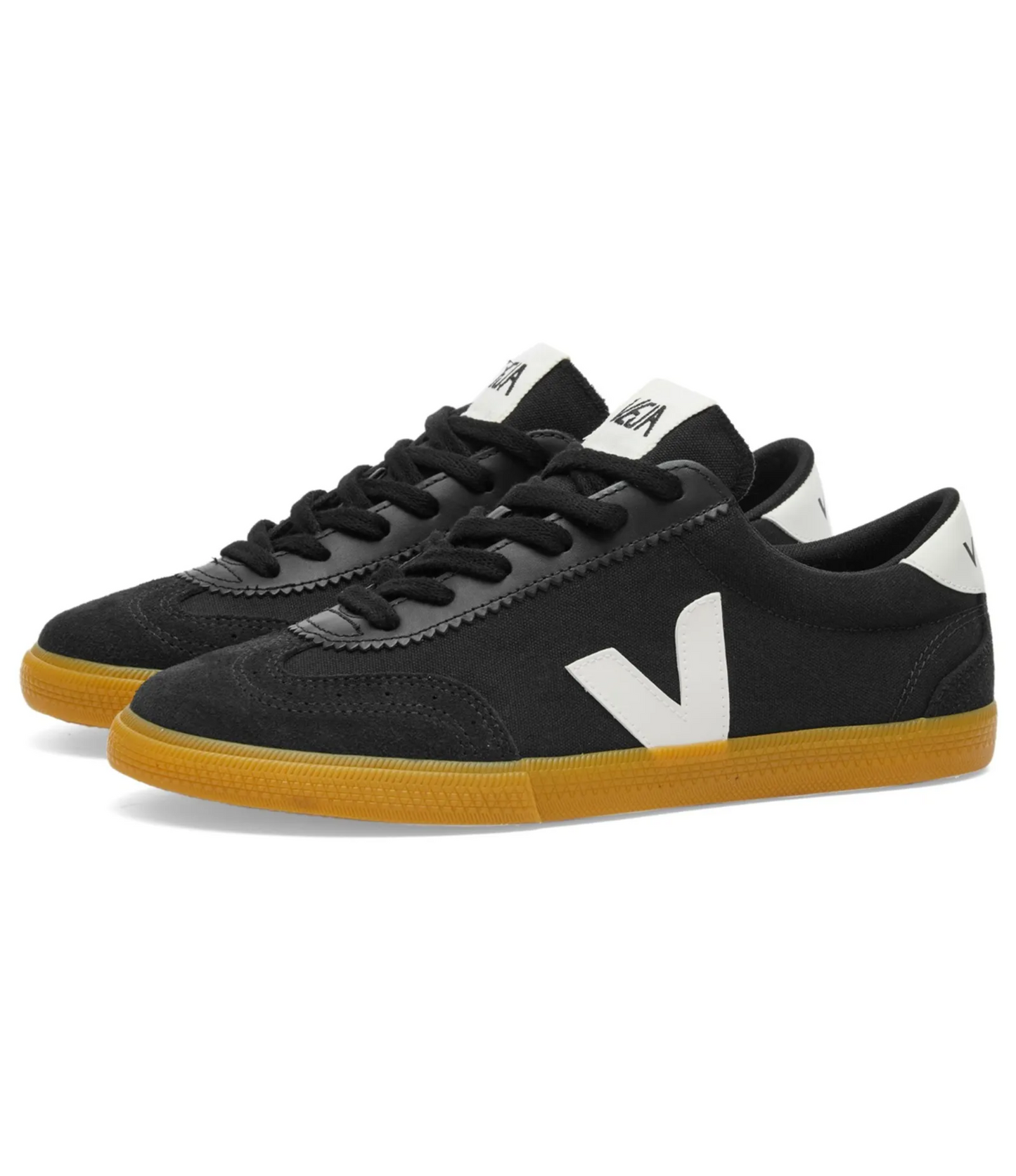 Tenis Veja Volley Negro Blanco