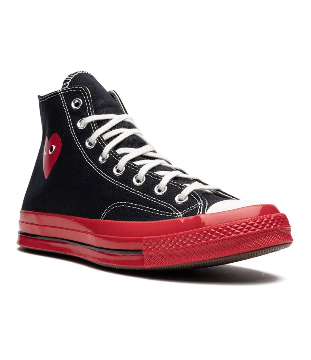 Comme Des Garcons Play Converse Suela Roja High