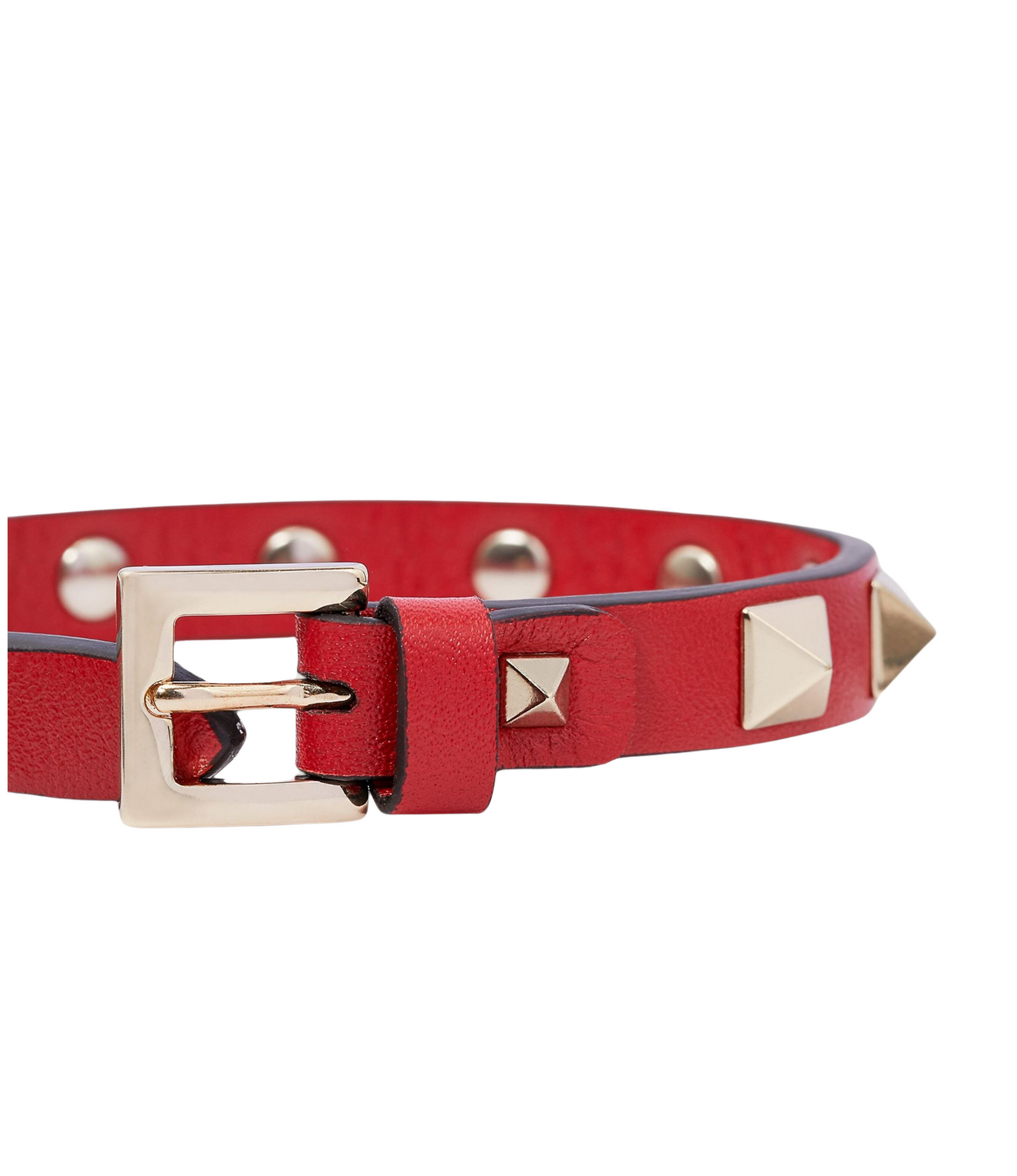 Pulsera Valentino Garavani Rockstud Brazalete Rojo