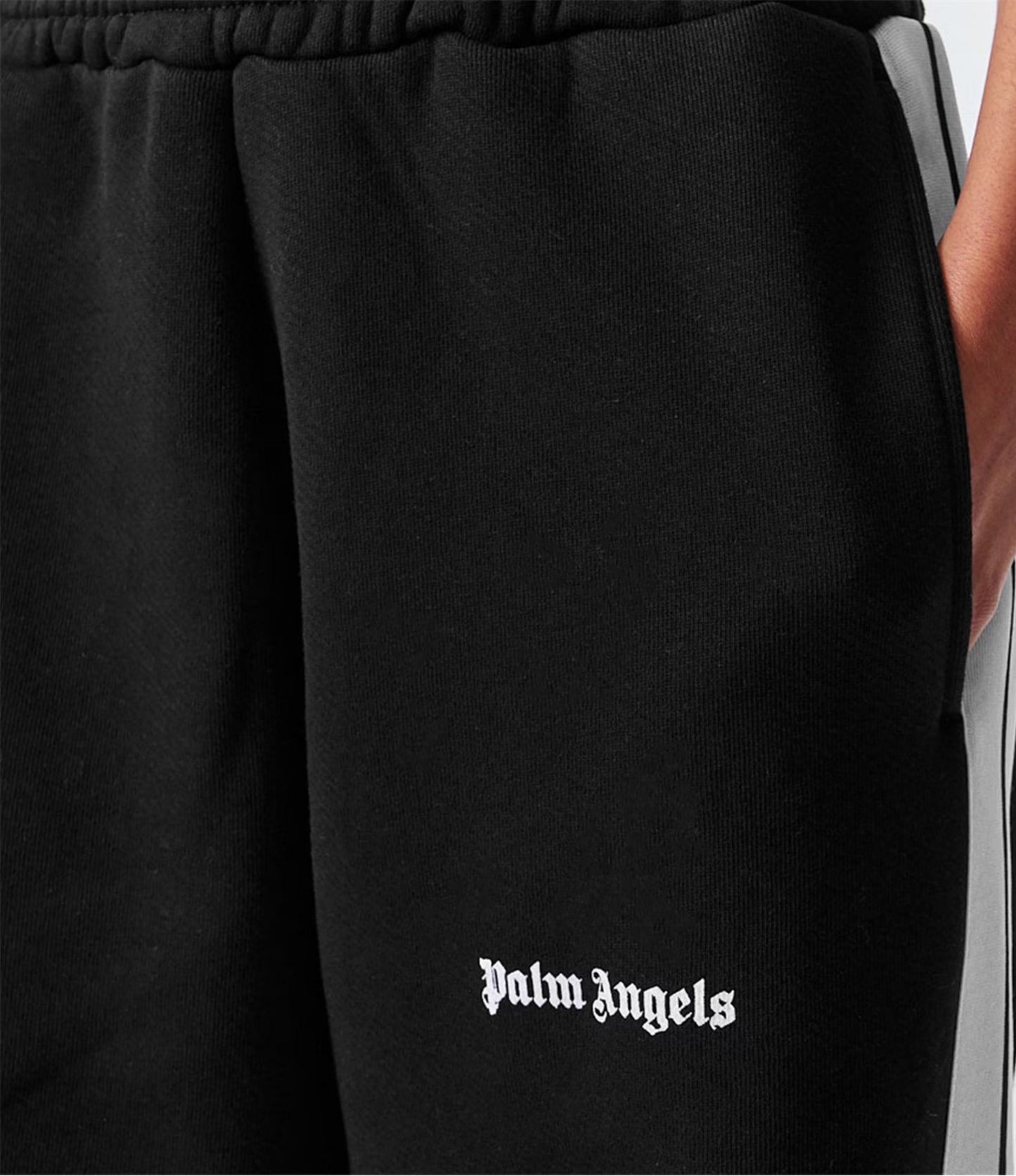 Pants Palm Angels Baggy Negro Logo