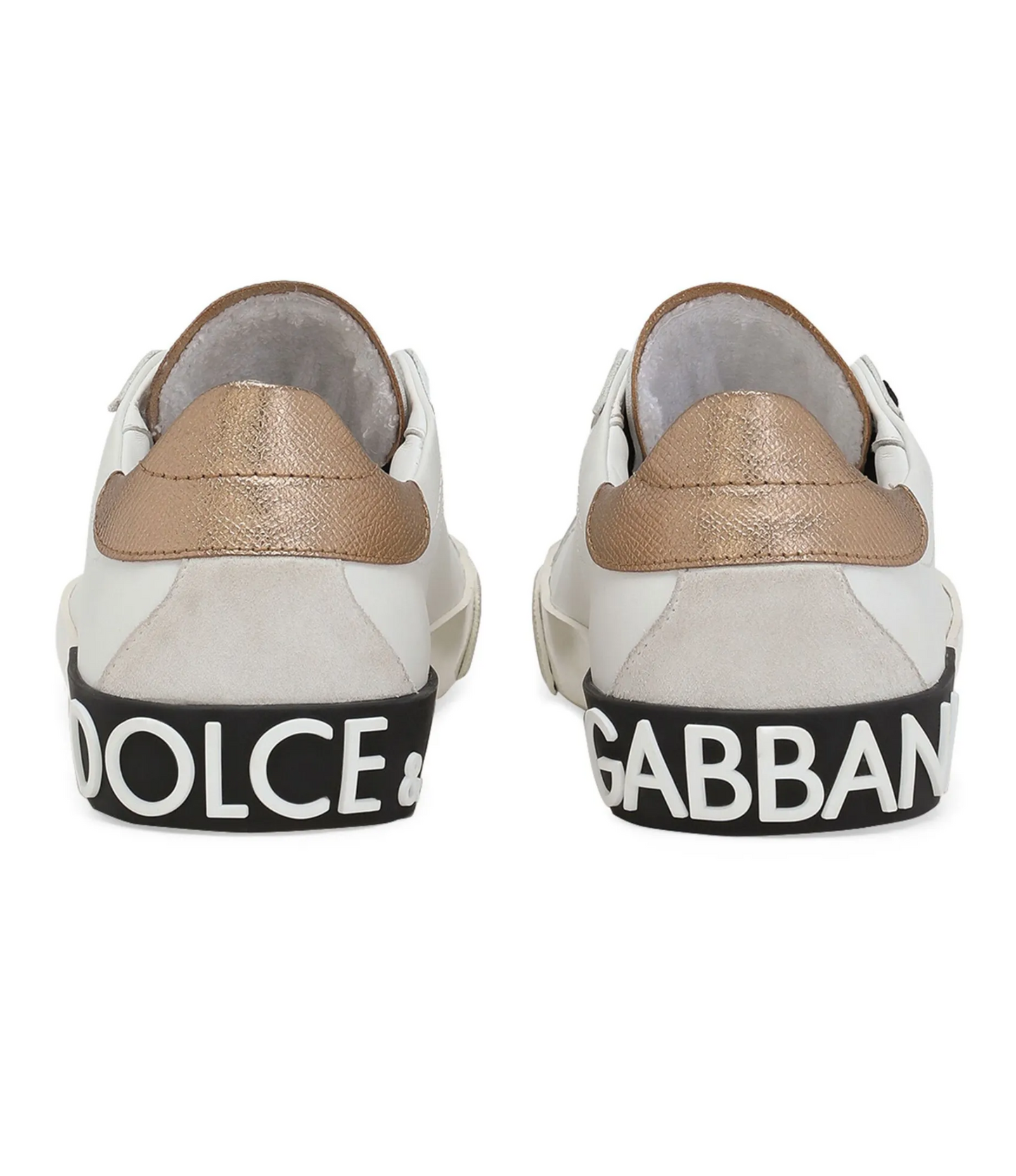 Tenis Dolce Gabbana Portofino Vintage Dorado
