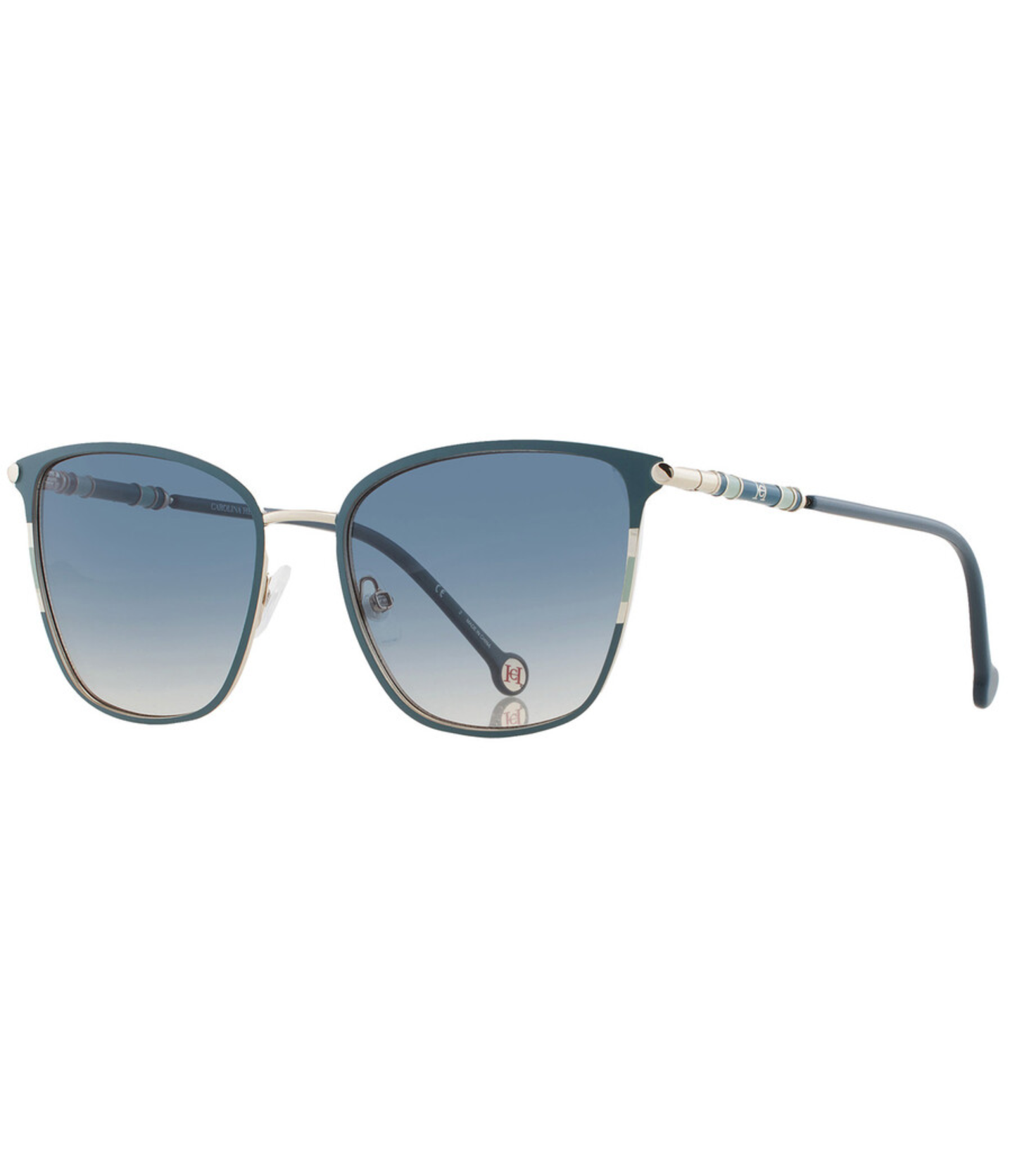 Lentes Carolina Herrera Rectangulares Azul