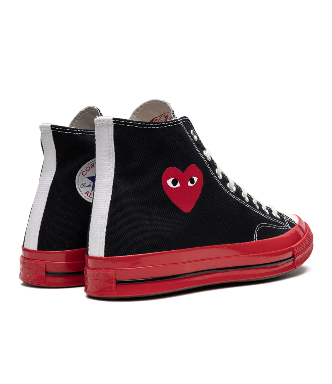 Comme Des Garcons Play Converse Suela Roja High