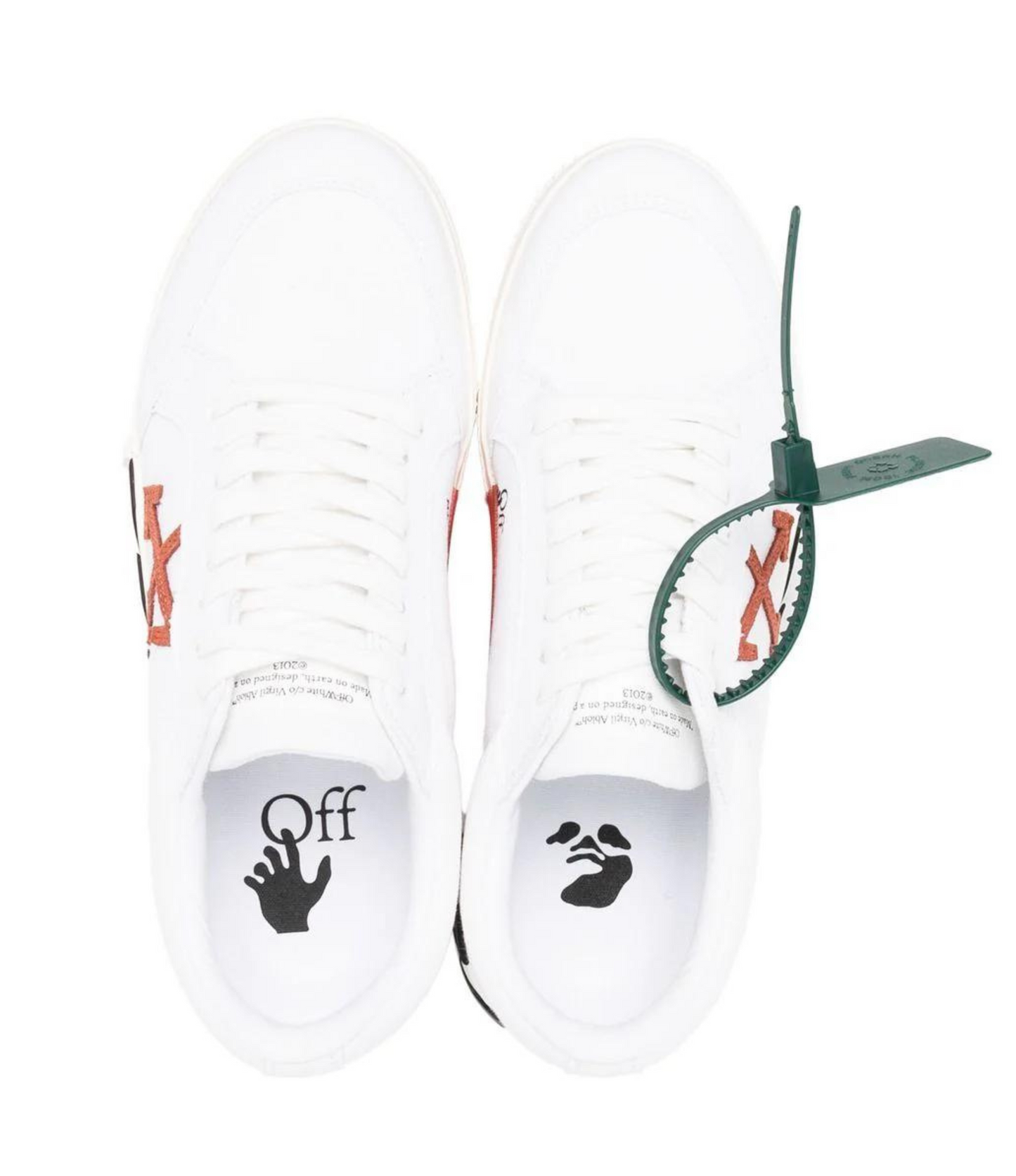 Sneakers Off White Blancos Vulcanized