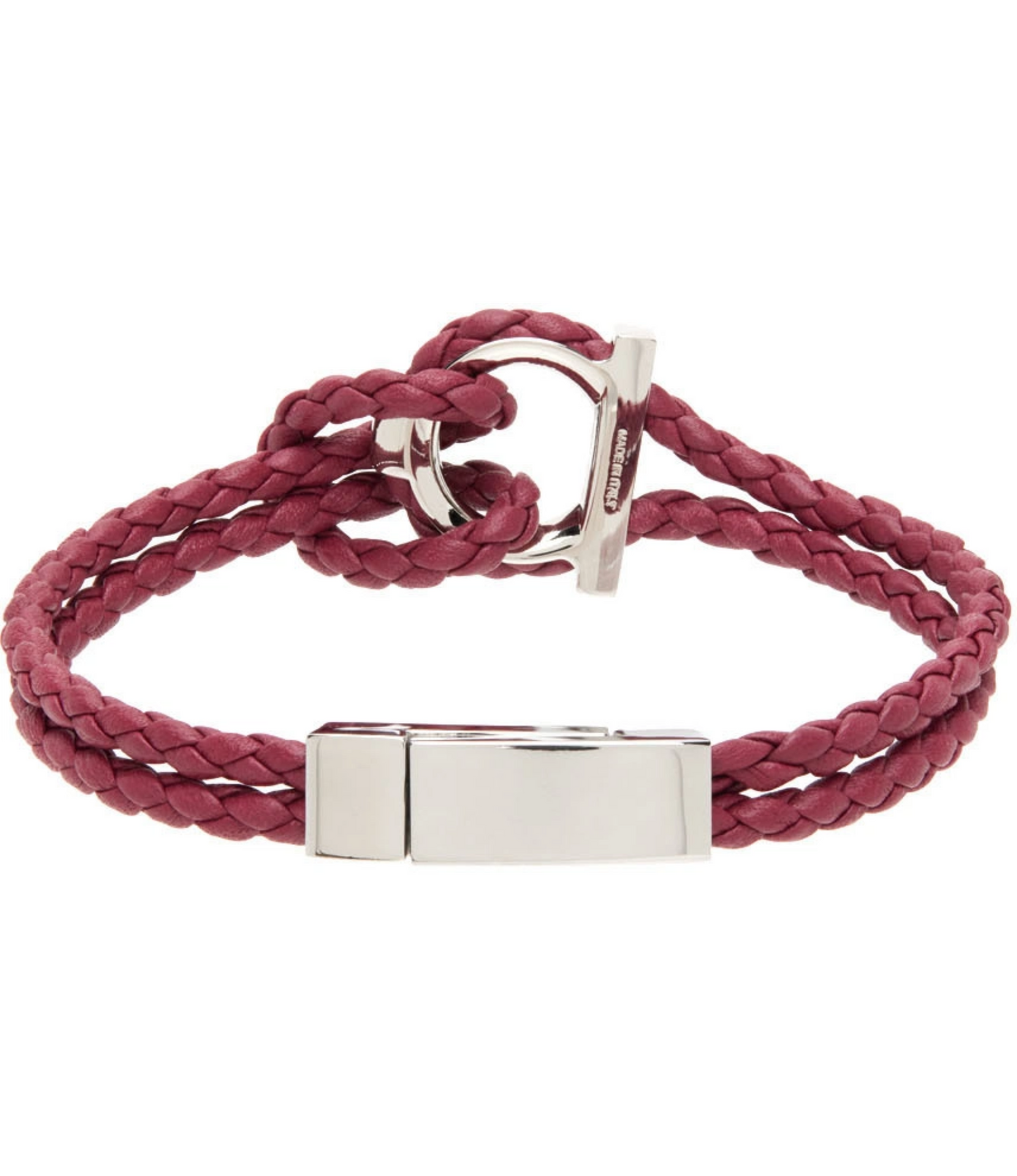 Pulsera Ferragamo Gancini Rojo