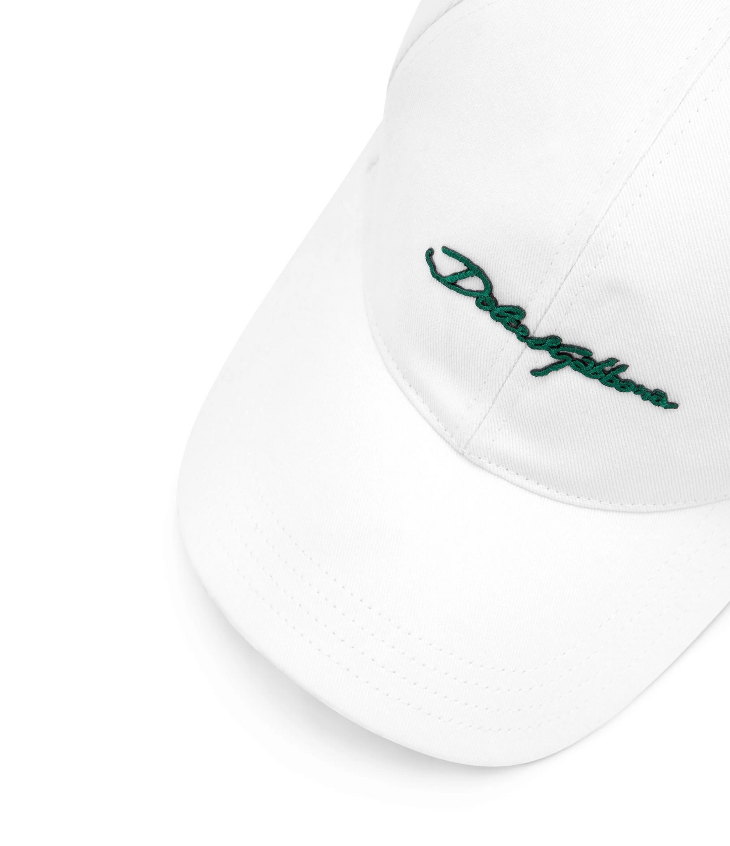 Gorra Dolce Gabbana Blanca Logo Verde