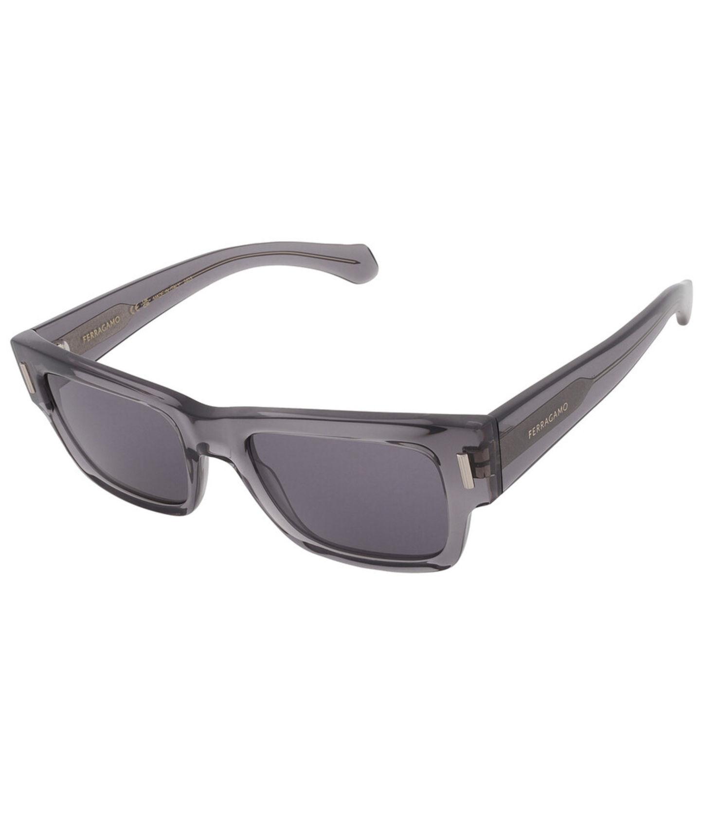 Lentes de Sol Ferragamo Rectangulares Gris