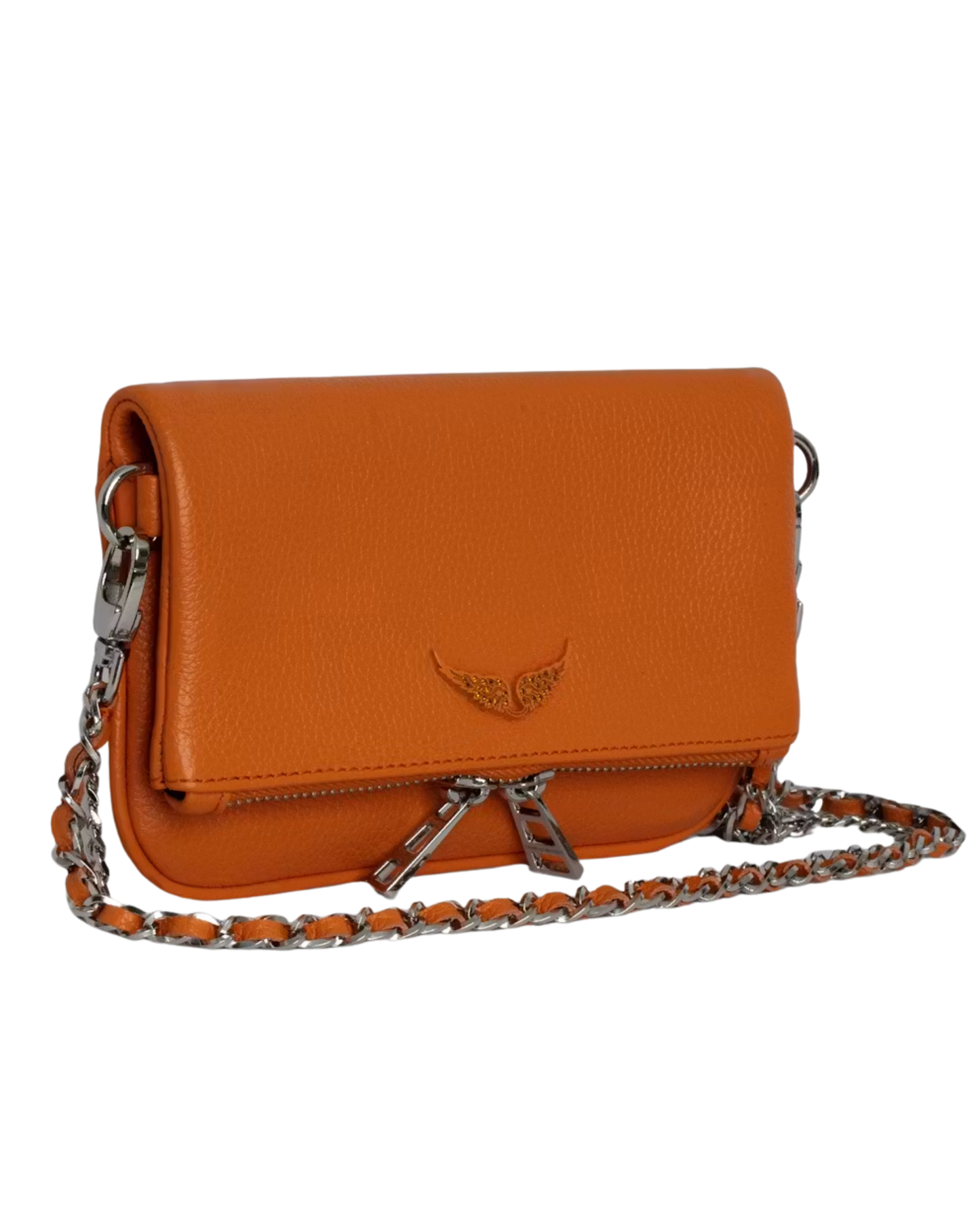 Zadig & Voltaire Rock Nano Clutch Naranja