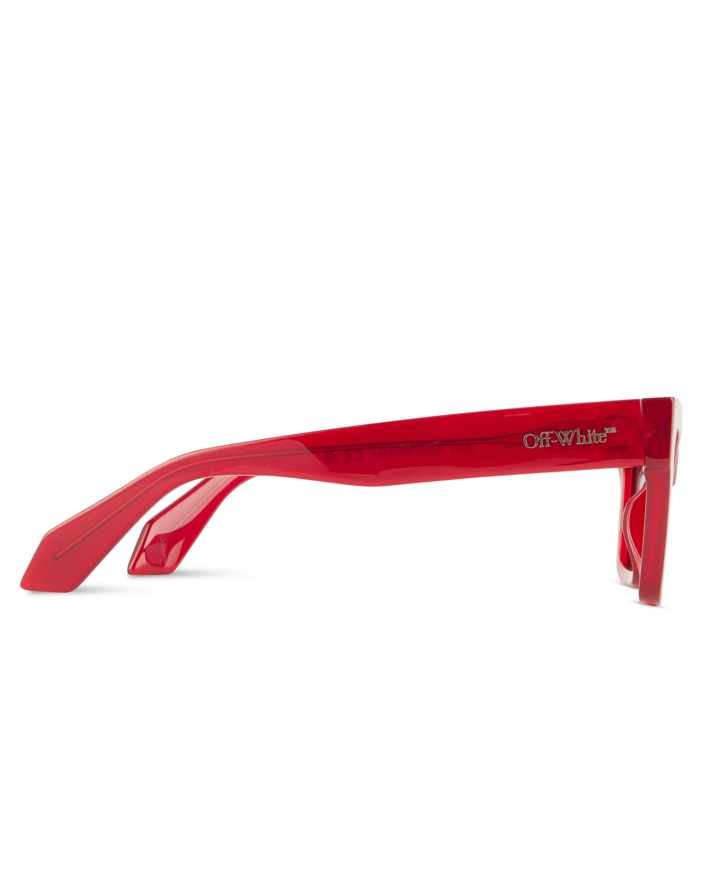 Off White Cincinnati Lentes de Sol Unisex Rojo