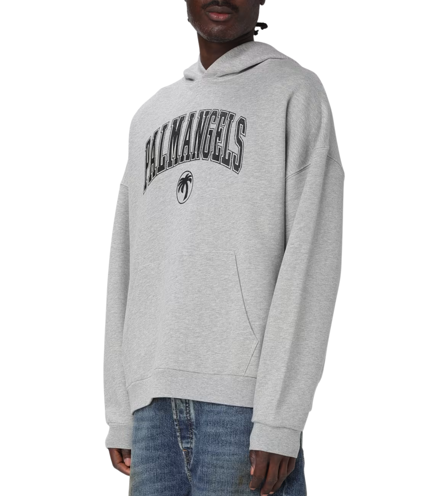 Palm Angels Hoodie Collage Gris