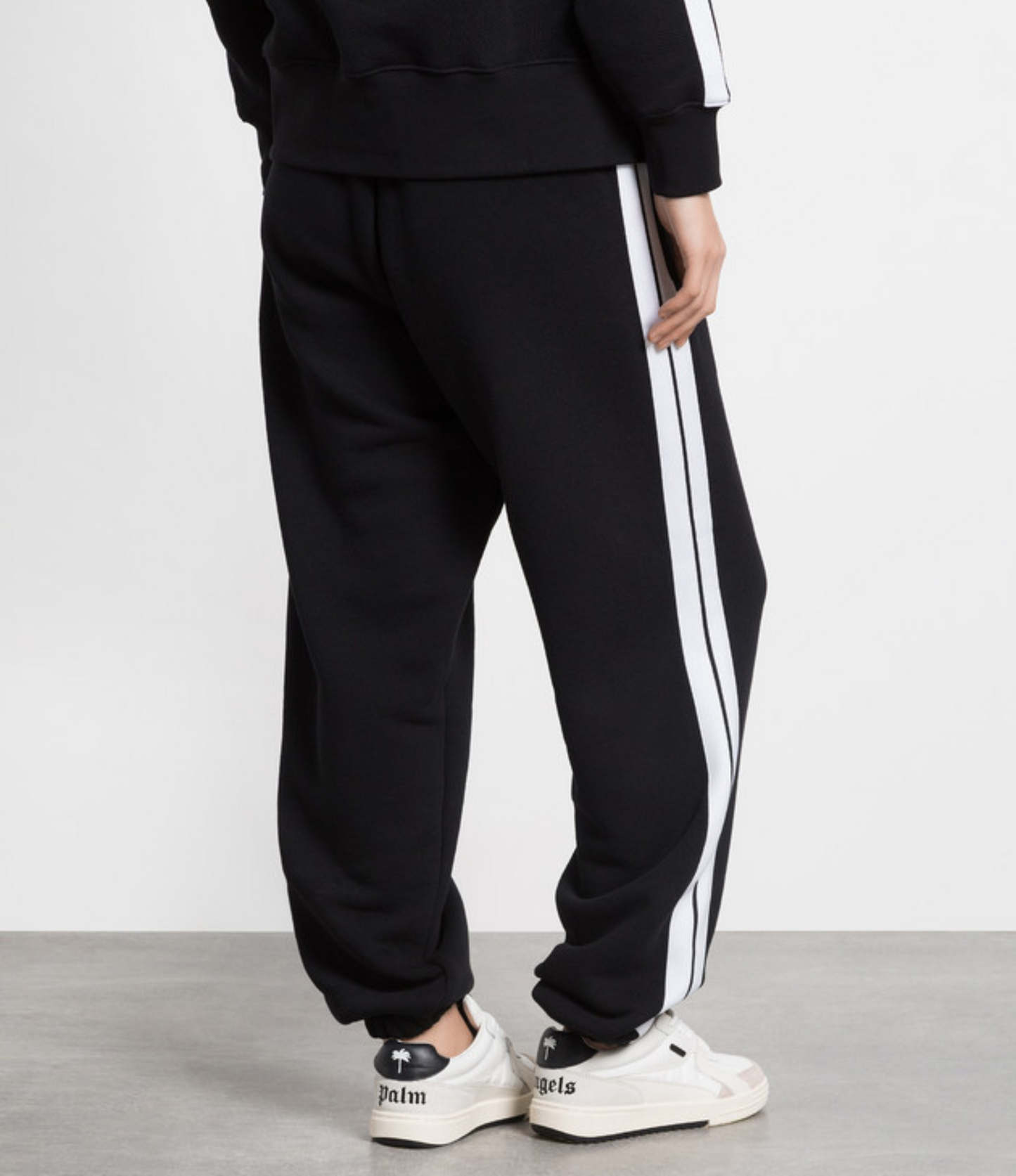 Pants Palm Angels Baggy Negro Logo