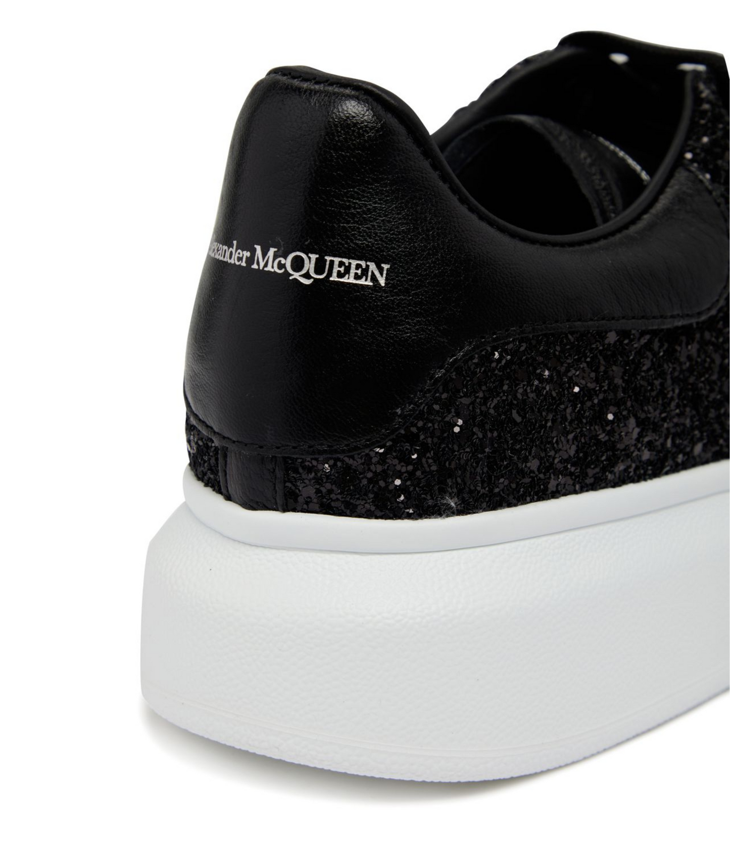 Tenis Alexander McQueen Glitter Negro