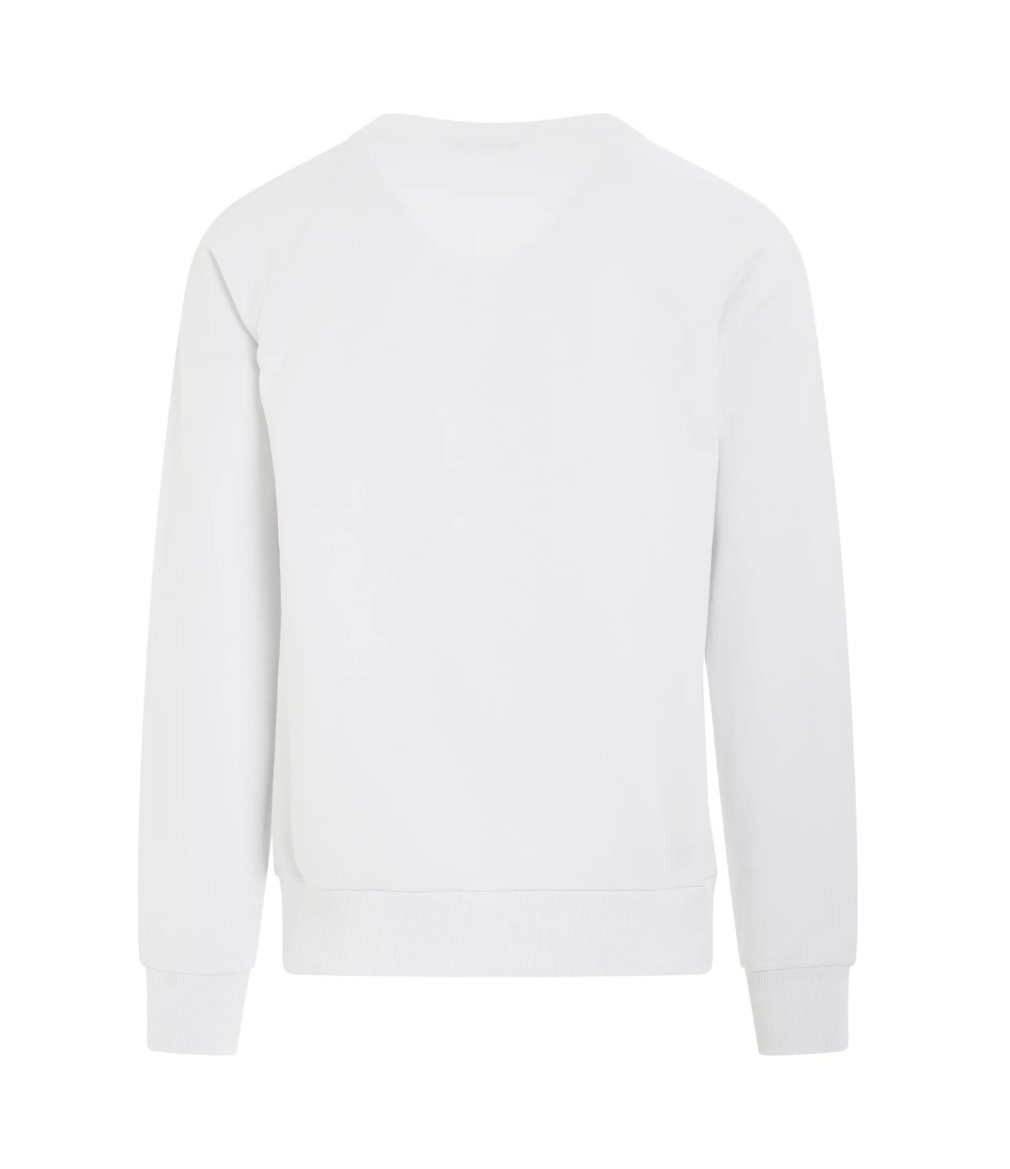 Sudadera Balmain Blanca Logo Dorado