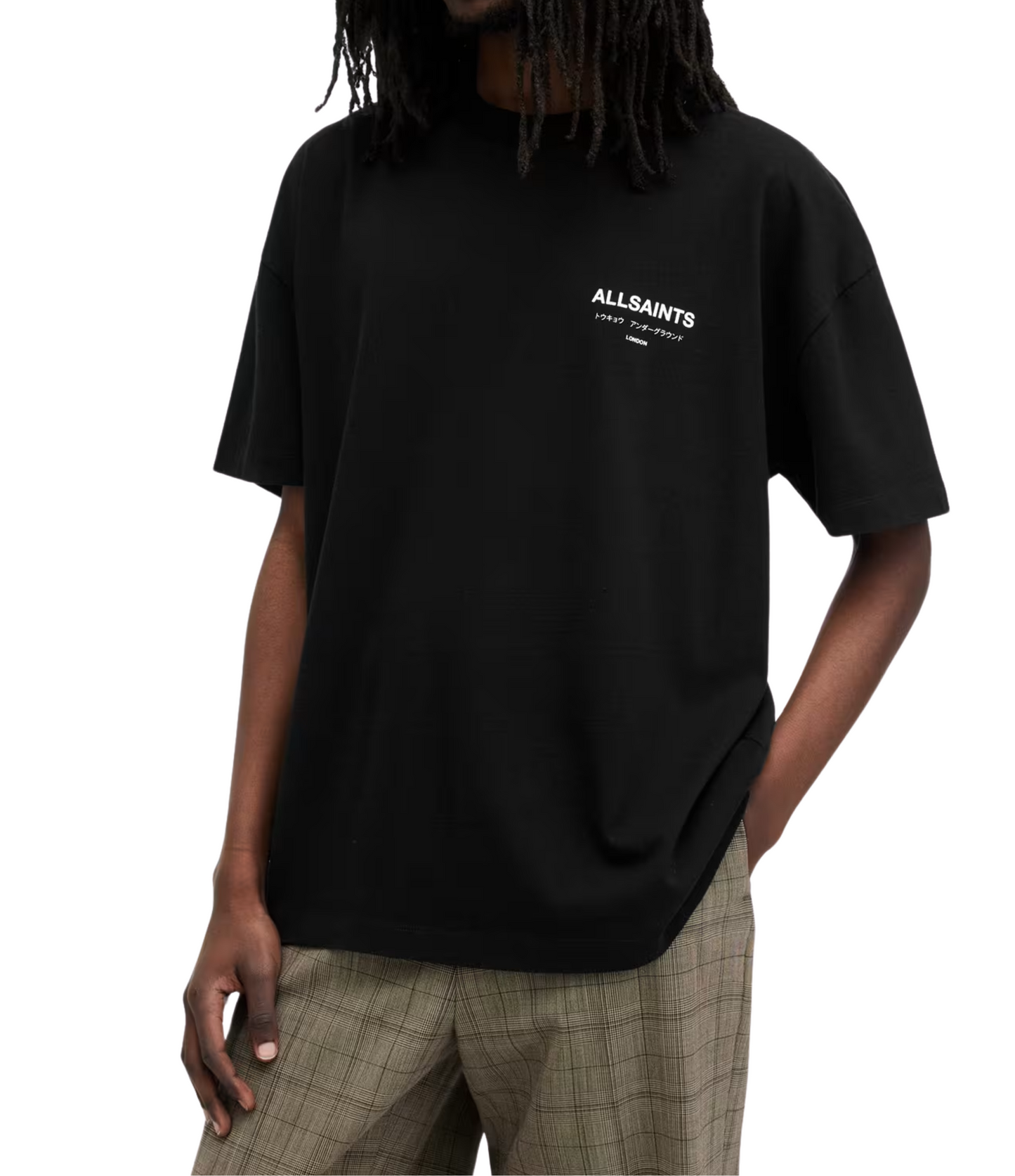 Playera AllSaints Negra Underground