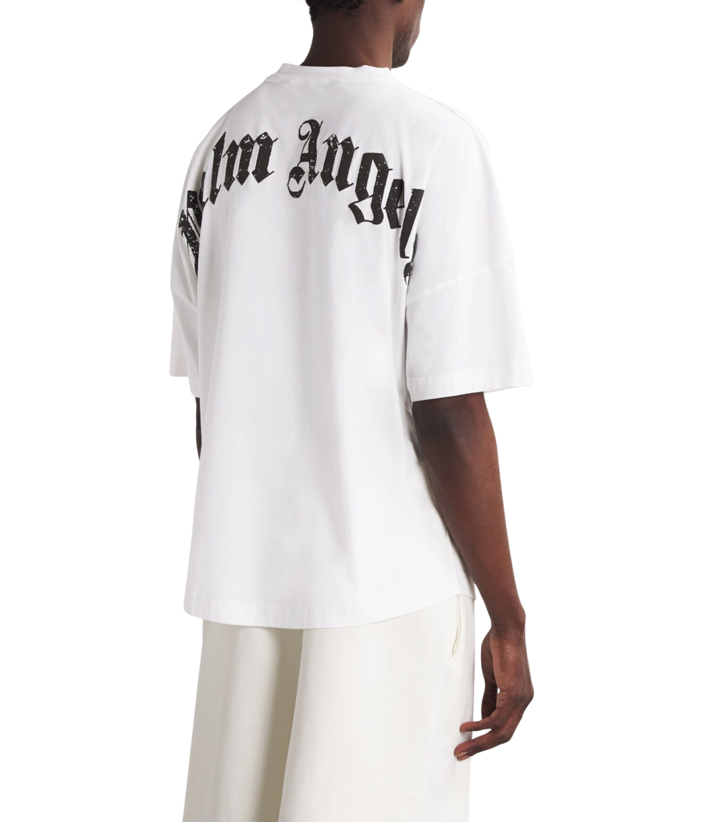 Playera Palm Angels Logo Blanco