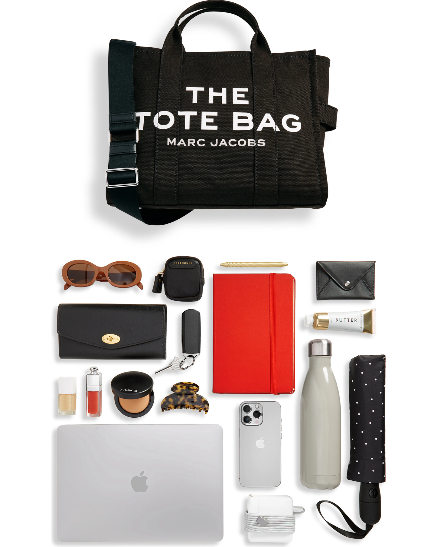 Marc Jacobs Mediana Tote Bag Negro