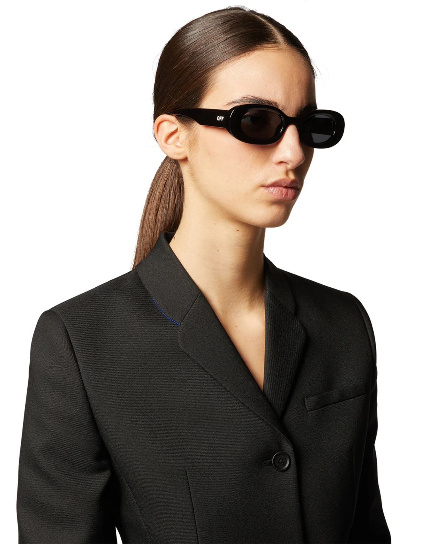 Off White Amalfi Lentes de Sol Unisex Negro