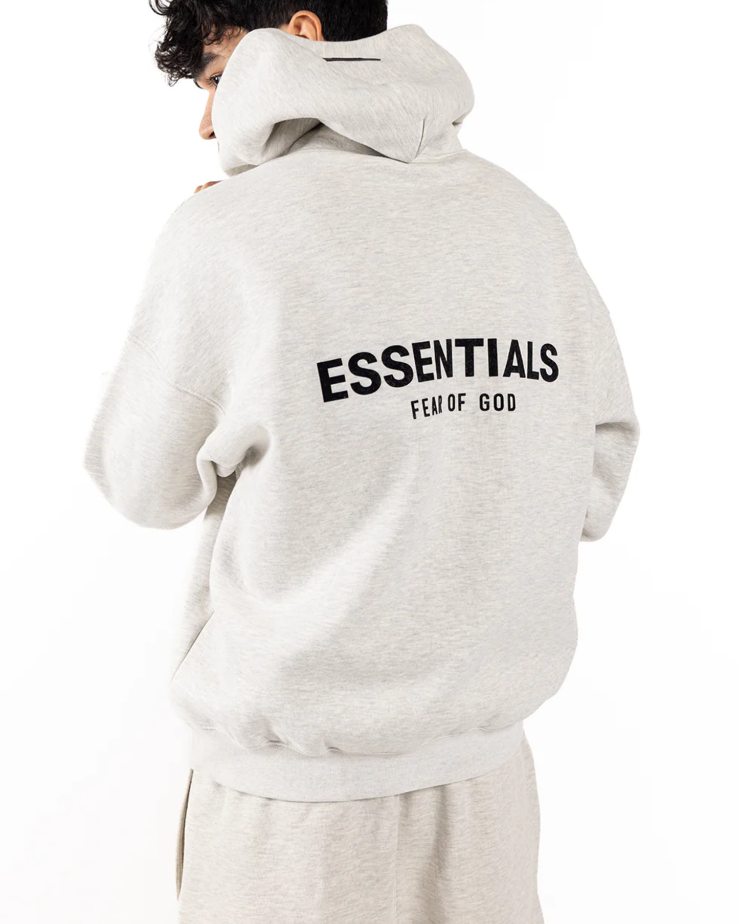 Hoodie Fear of God Essentials Light Oatmeal