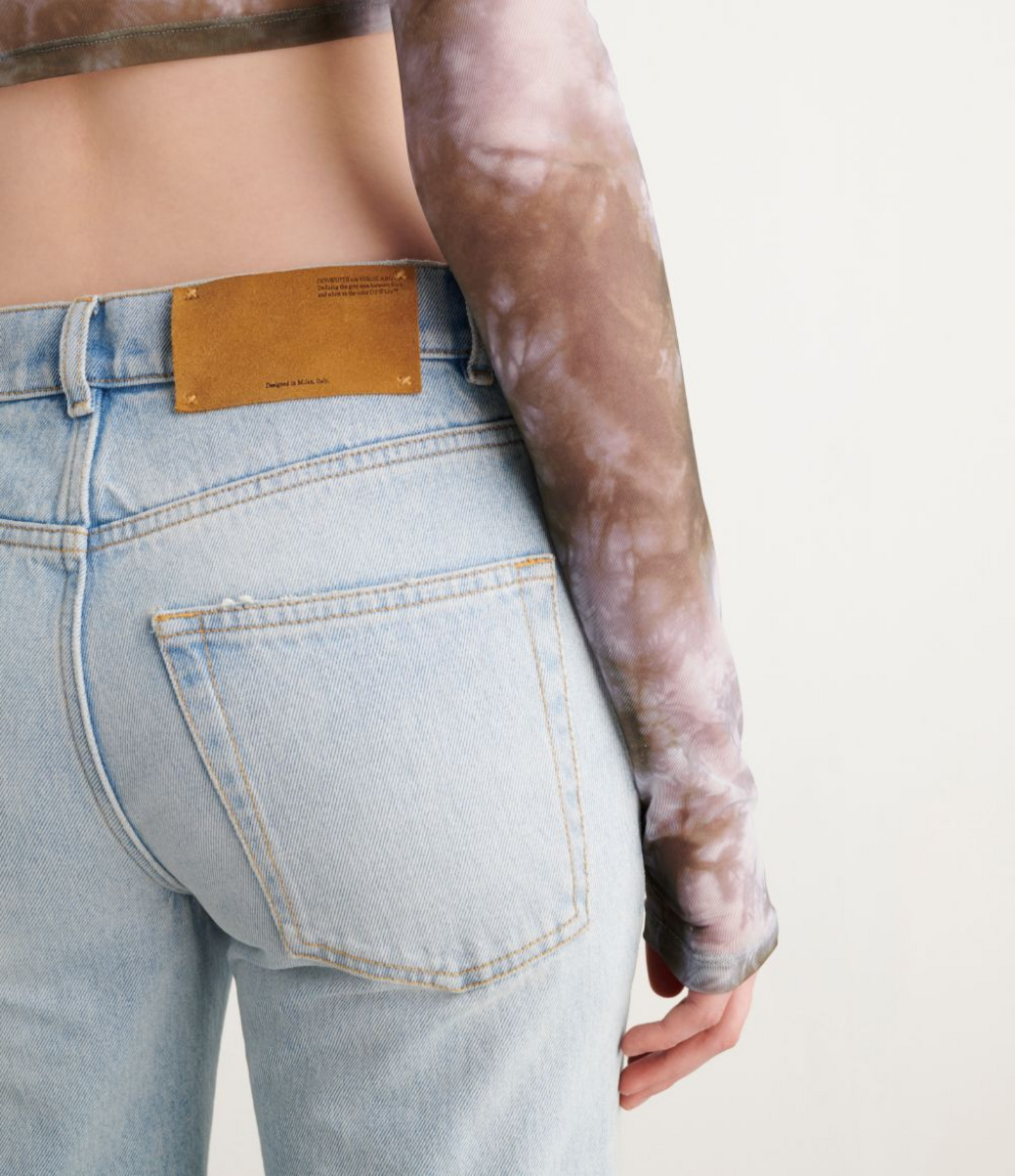 Jeans Off White Dama Denim Baggy