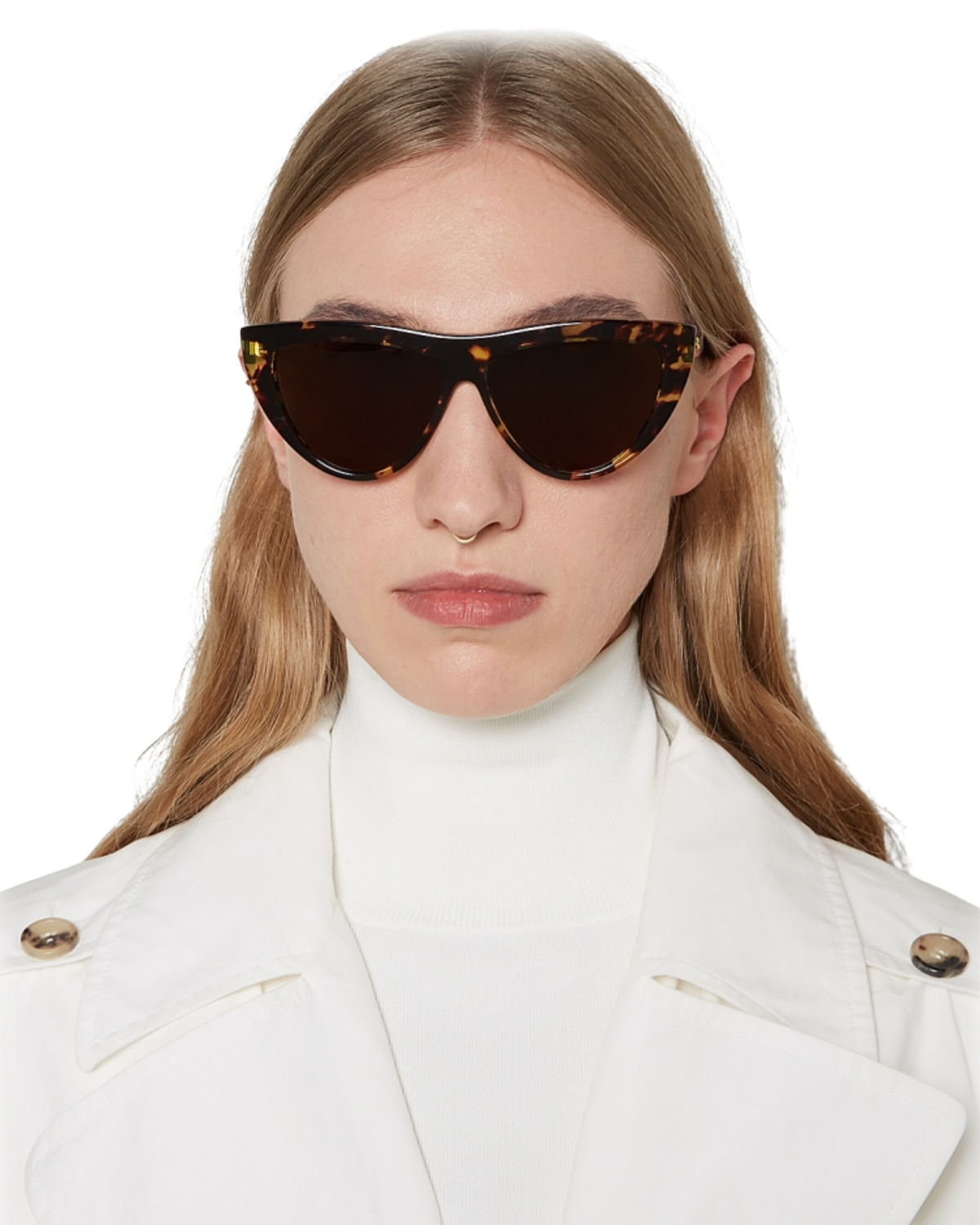 Bottega Veneta Lentes de Sol Mujer Havana Café