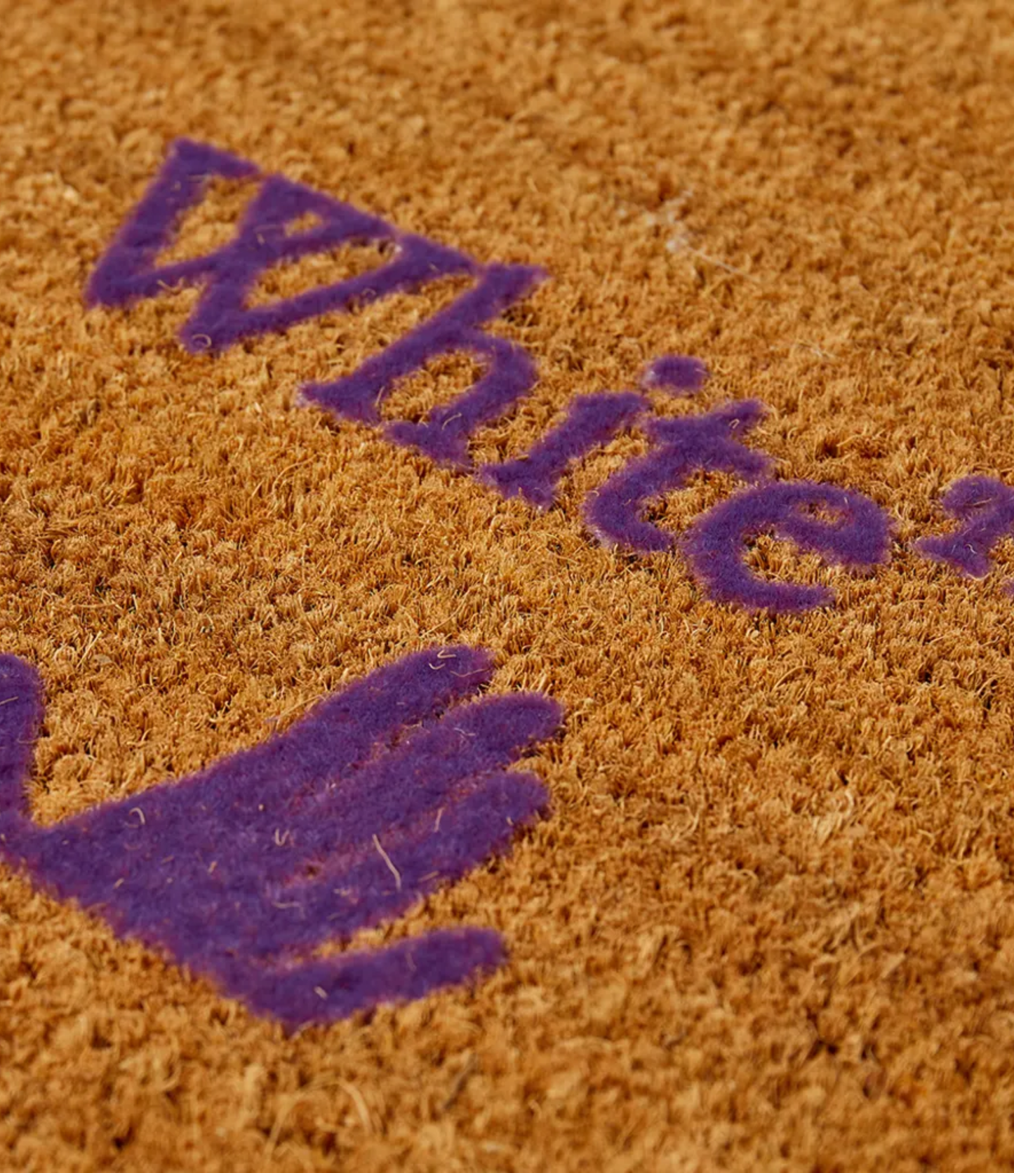 Tapete Off White Swimming Man Logo Morado