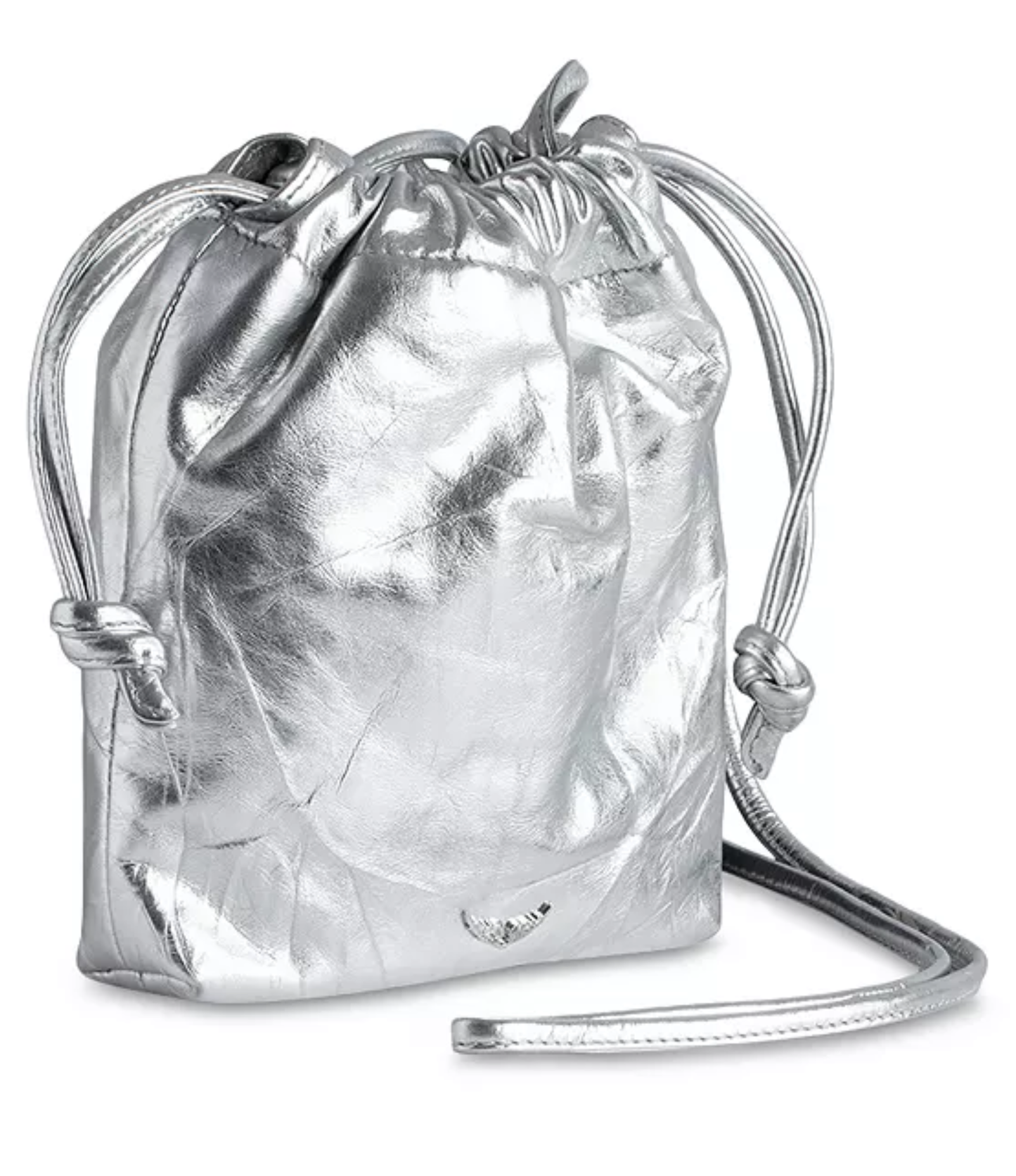 Zadig Voltaire Bolsa de Hombro Metalica