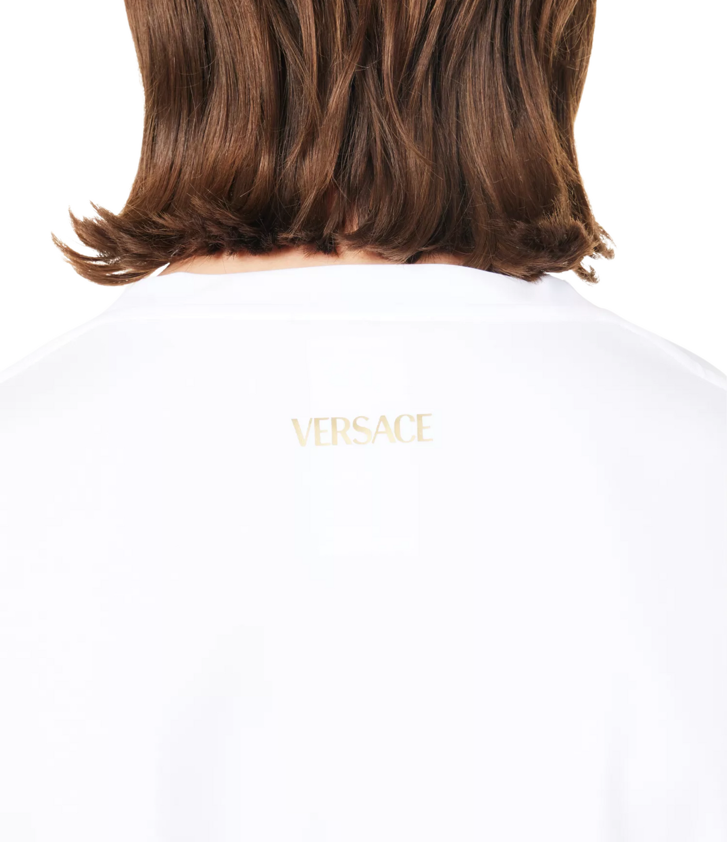 Playera Versace Blanca Greca Hombre