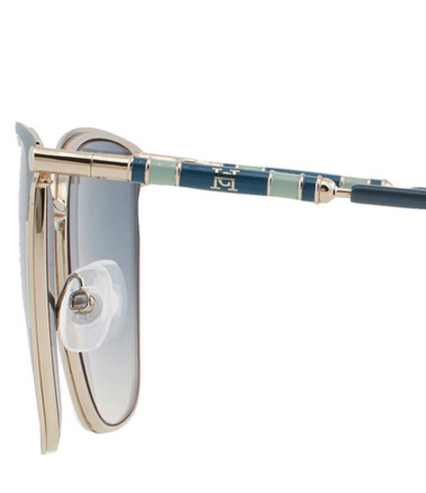 Lentes Carolina Herrera Rectangulares Azul