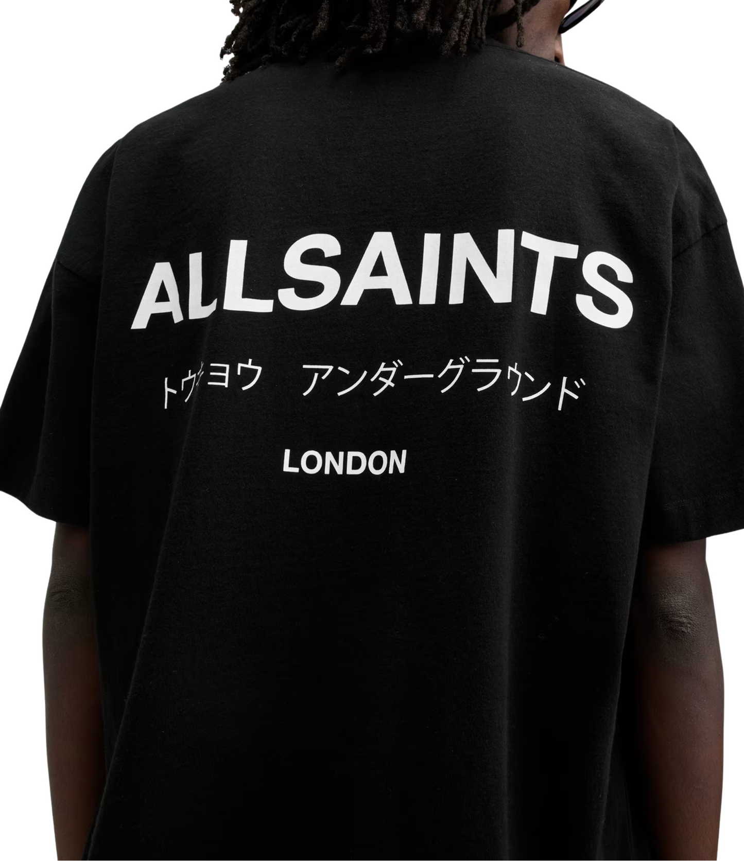 Playera AllSaints Negra Underground