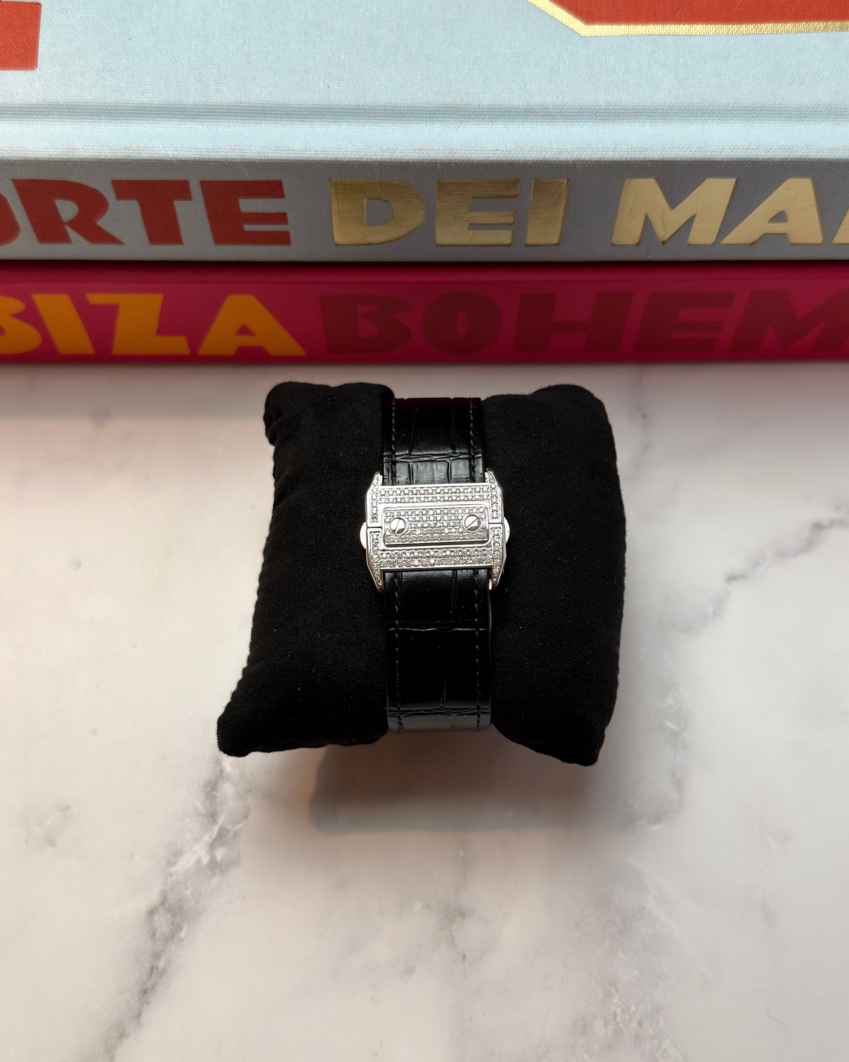 Cartier Santos XL Diamantes Iced Out