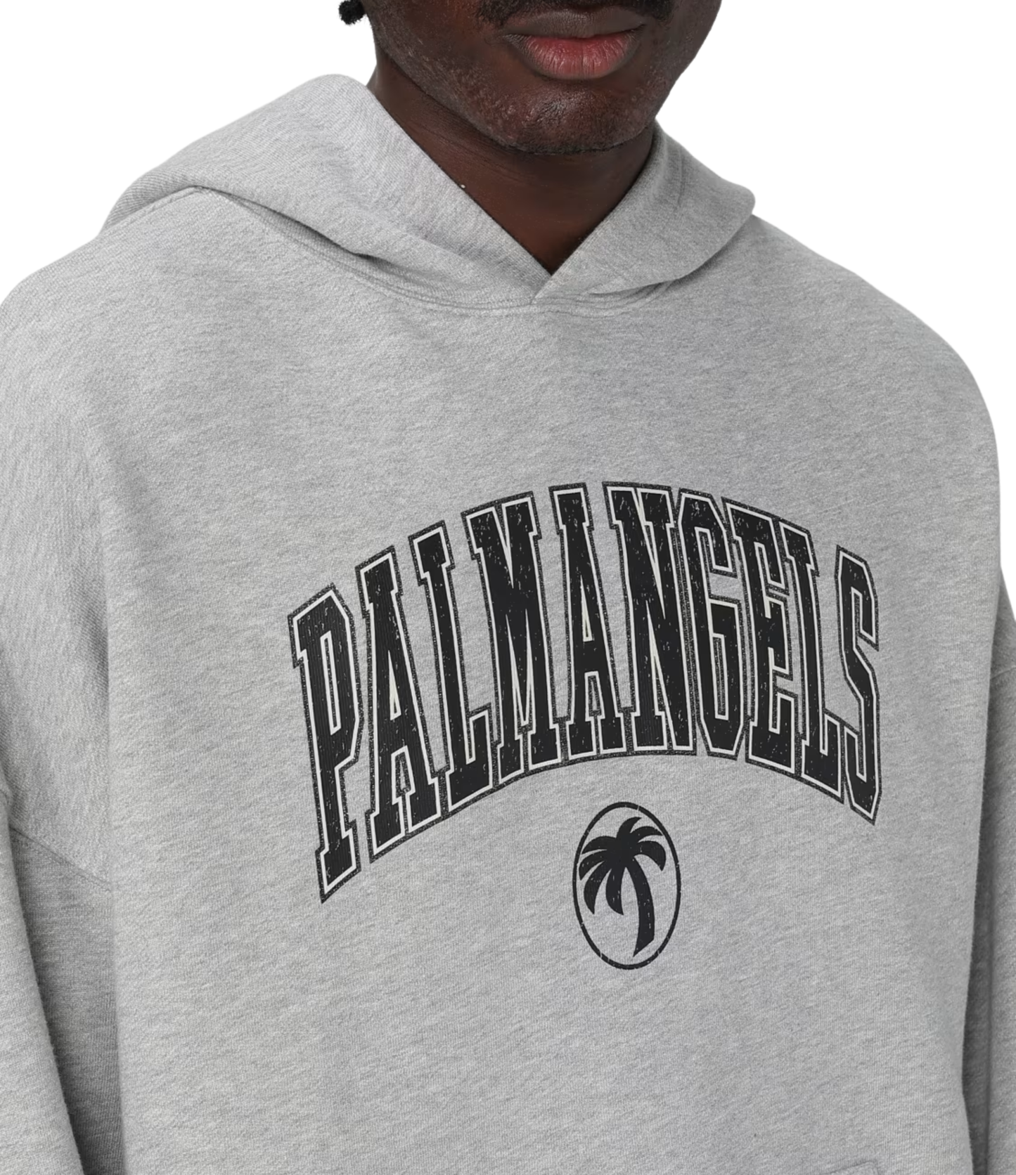 Palm Angels Hoodie Collage Gris