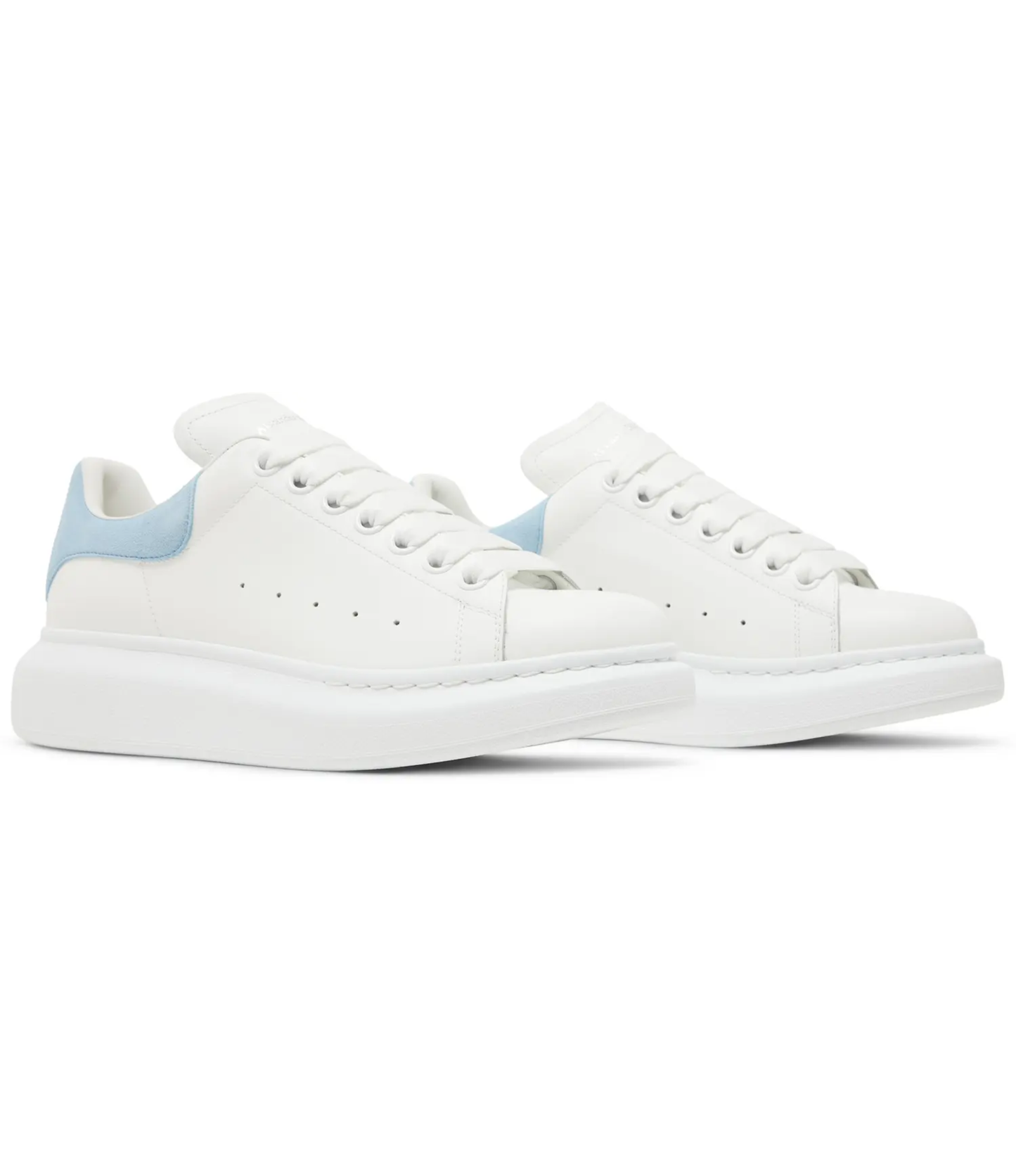 Tenis Alexander McQueen Blanco Azul