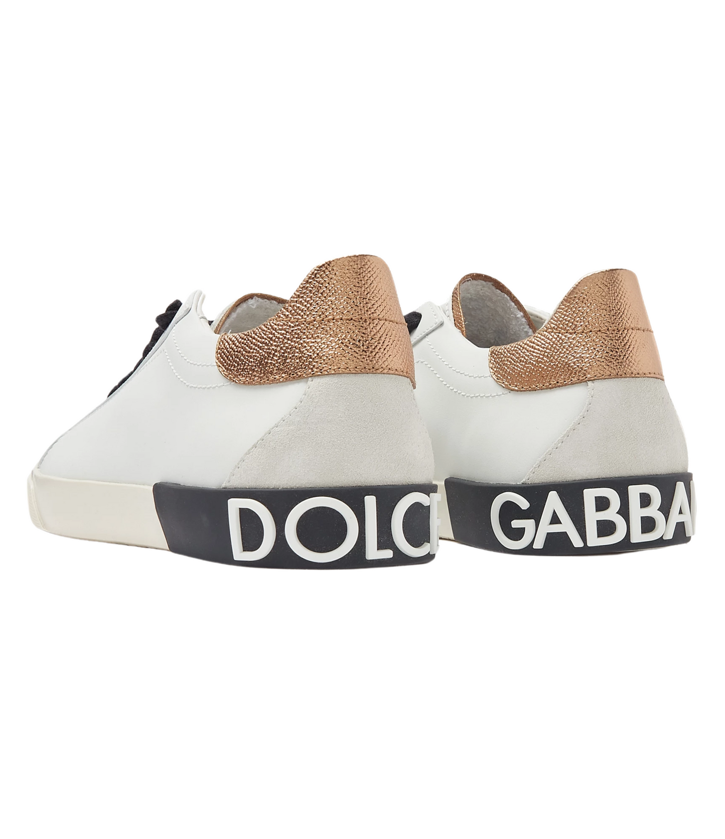 Tenis Dolce Gabbana Portofino Vintage Dorado