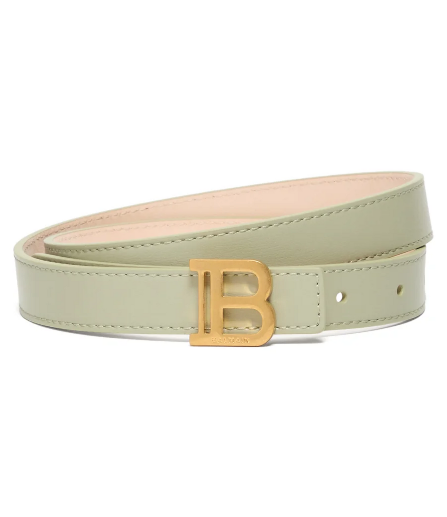 Cinturon Balmain Verde Logo Dama
