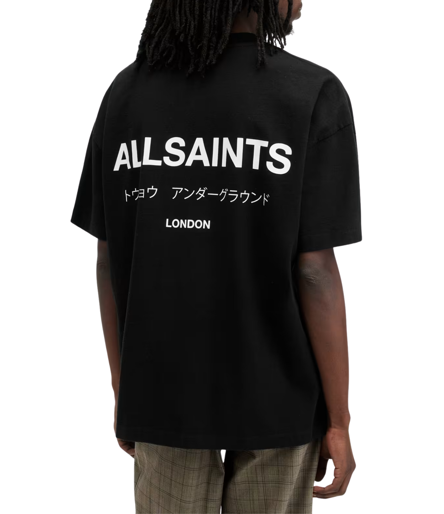 Playera AllSaints Negra Underground