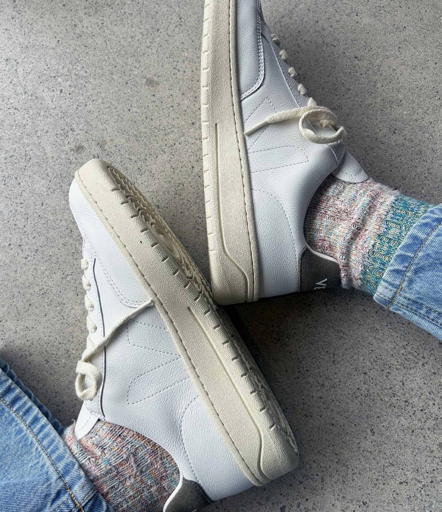 Tenis Veja V12 Stitch Blanco