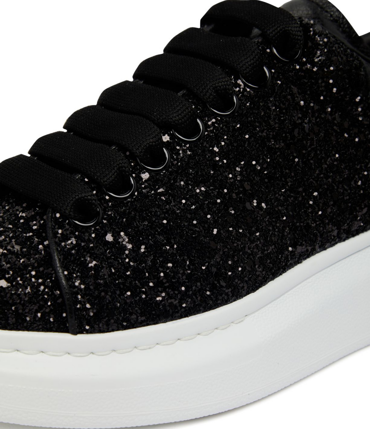 Tenis Alexander McQueen Glitter Negro