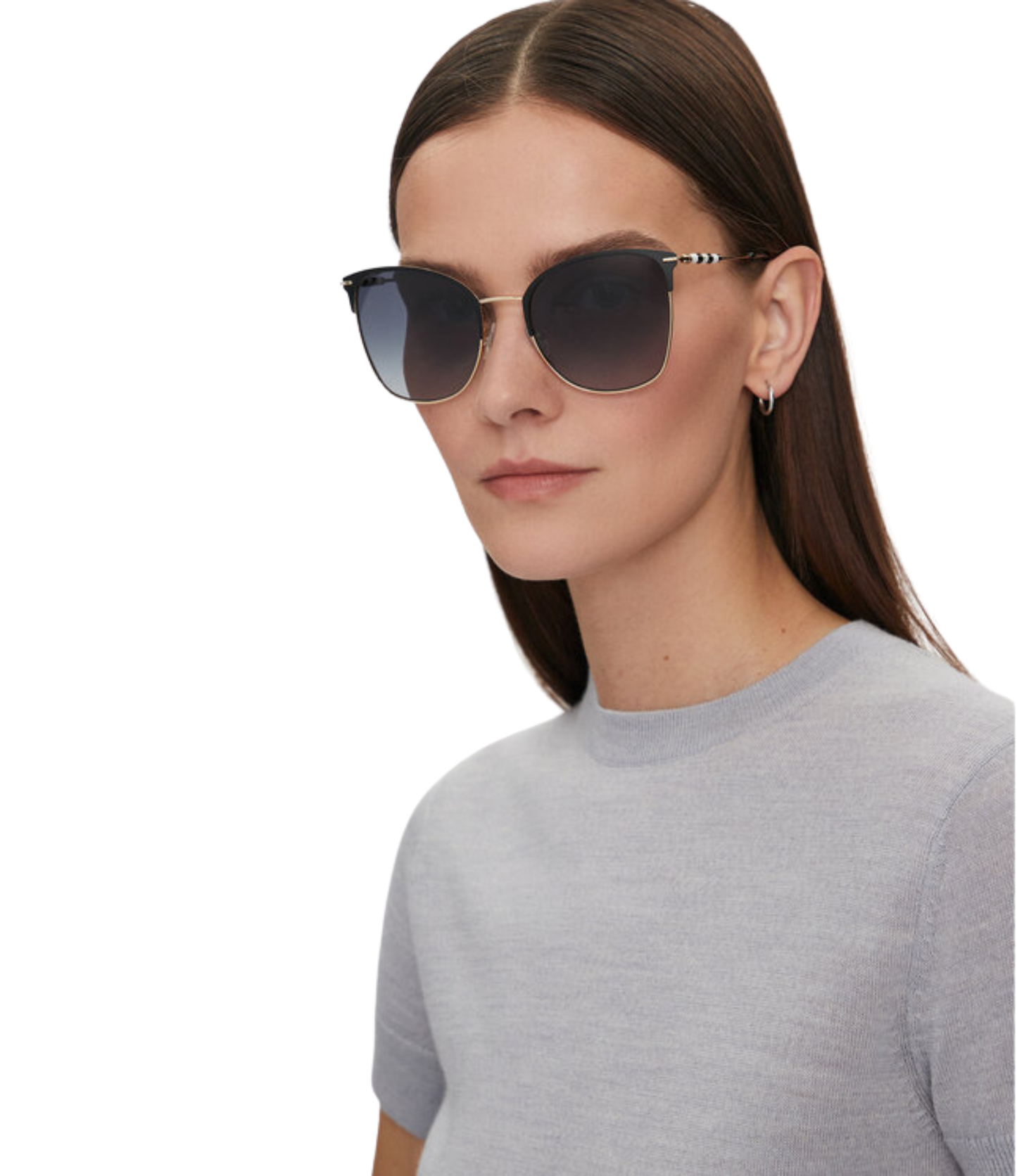 Lentes Carolina Herrera Rectangulares Azul