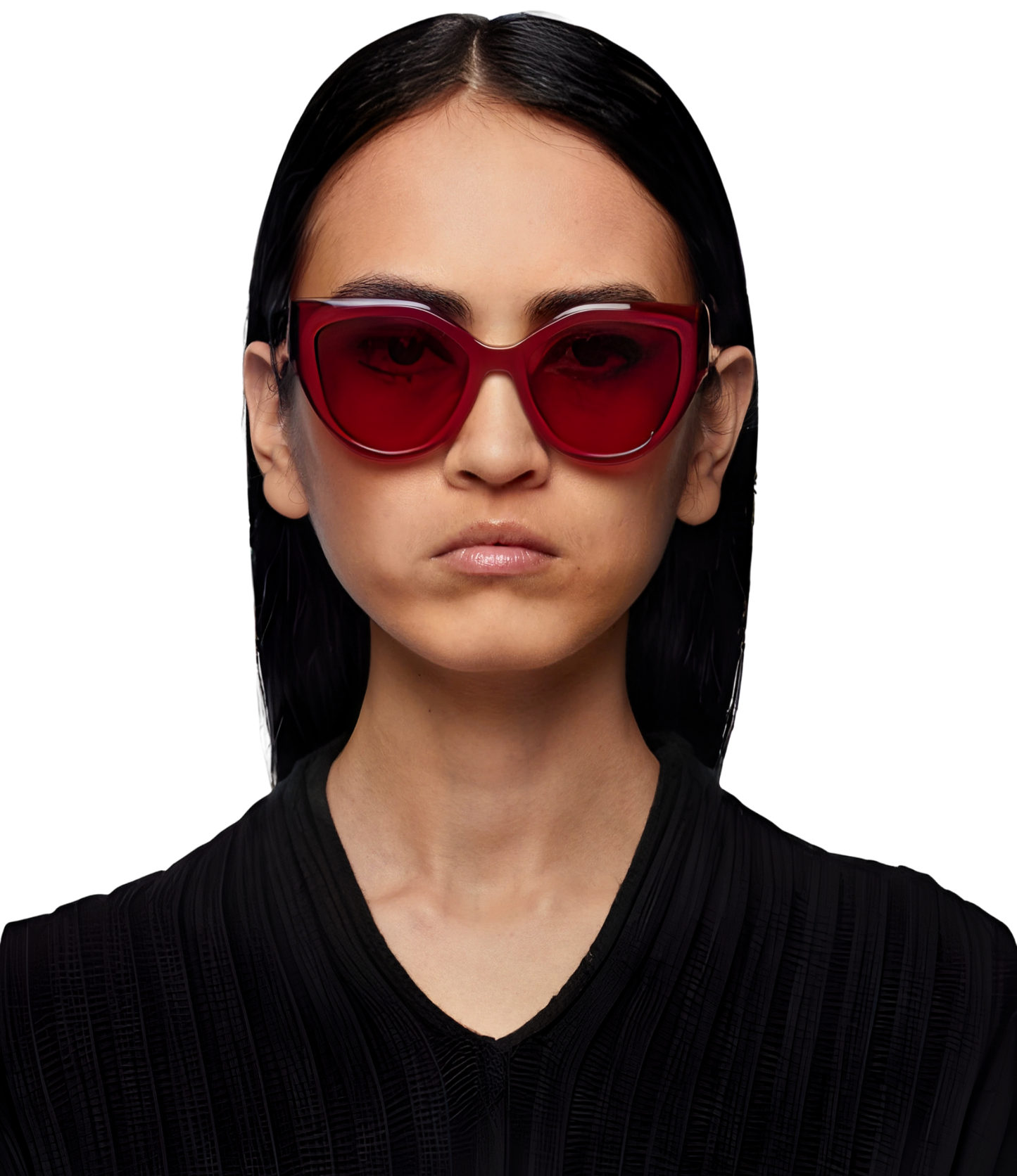 Lentes de Sol Ferragamo Cat Eye Rojo
