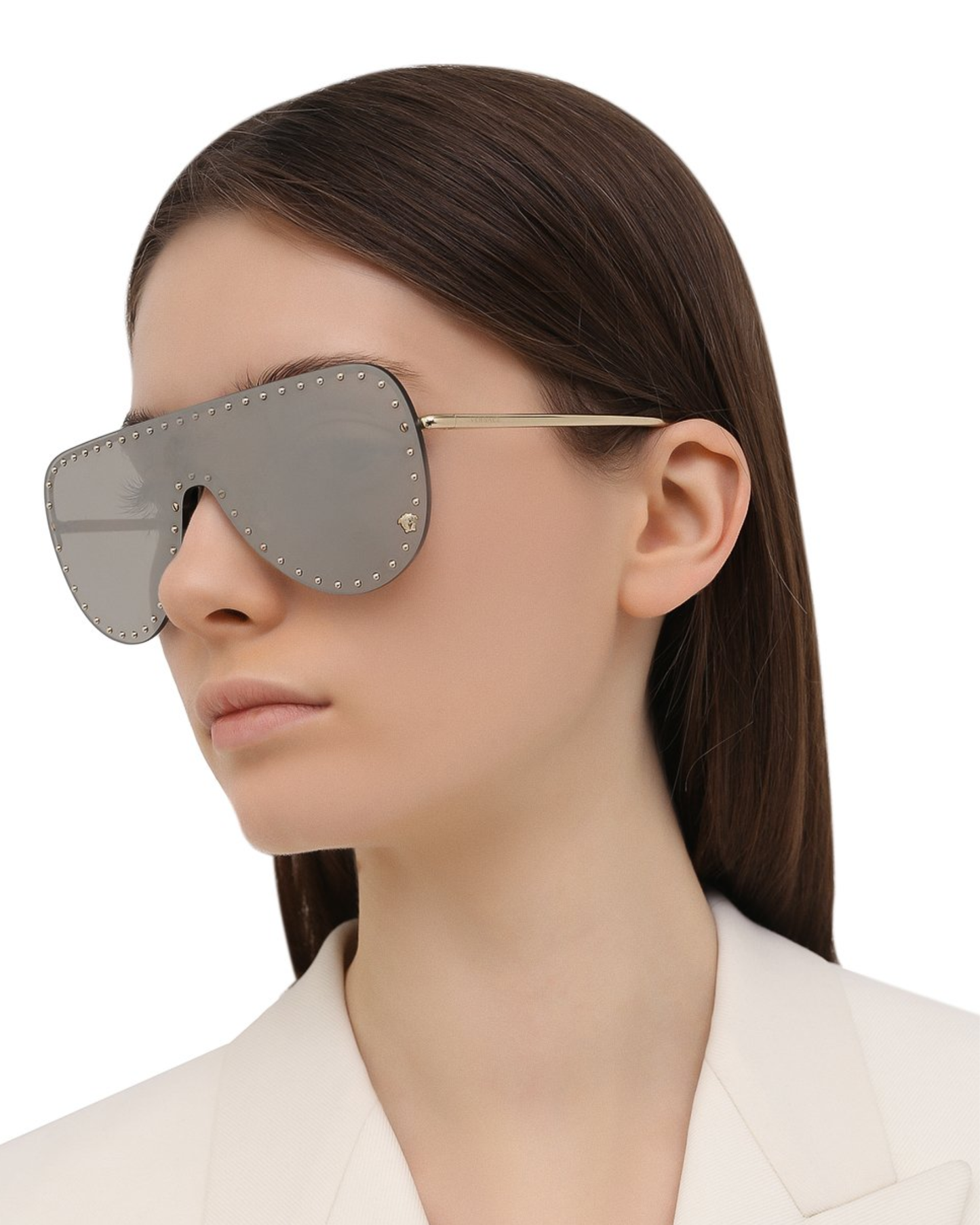 Versace Lentes de Sol Mujer Plateado