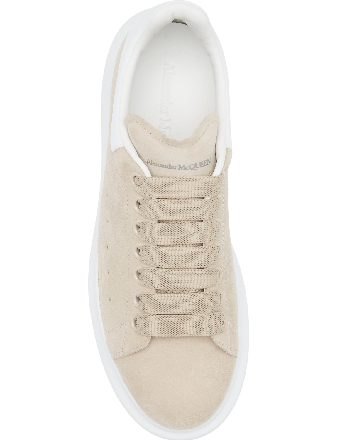 Tenis Mcqueen Beige Hombre