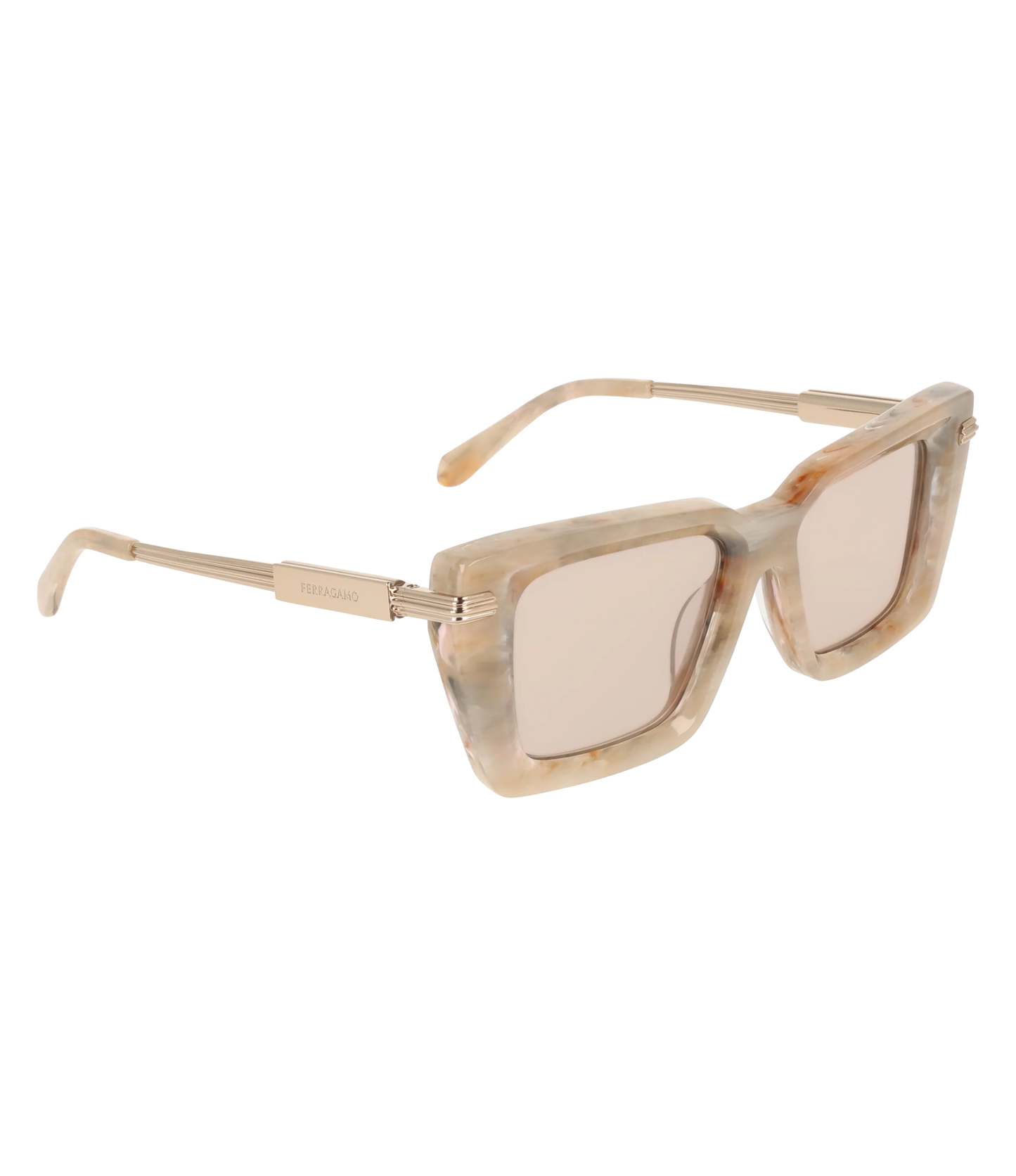 Lentes Ferragamo Rectangulares Marmol