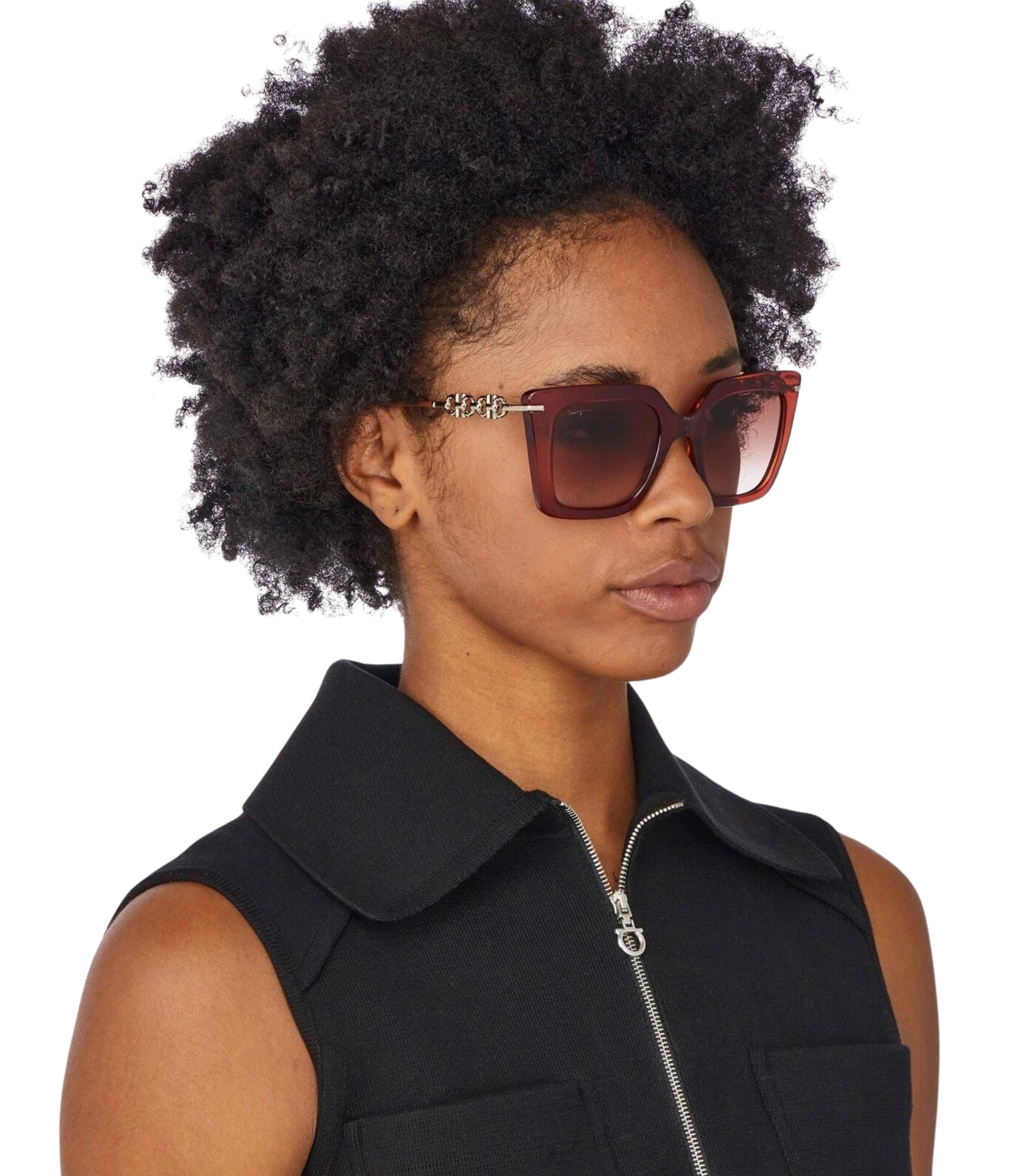 Lentes de Sol Ferragamo Dama Rojo
