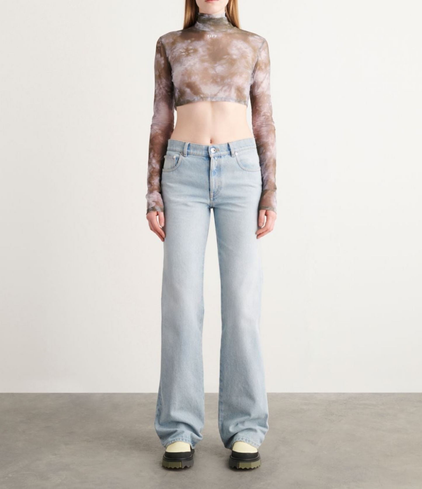 Jeans Off White Dama Denim Baggy