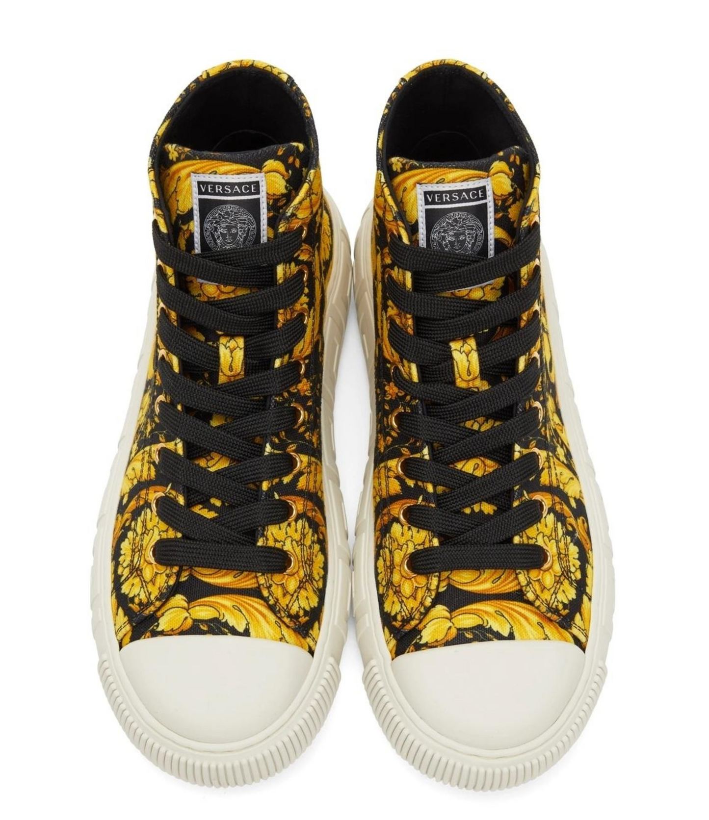 Snerakers Versace Barroco Amarillos